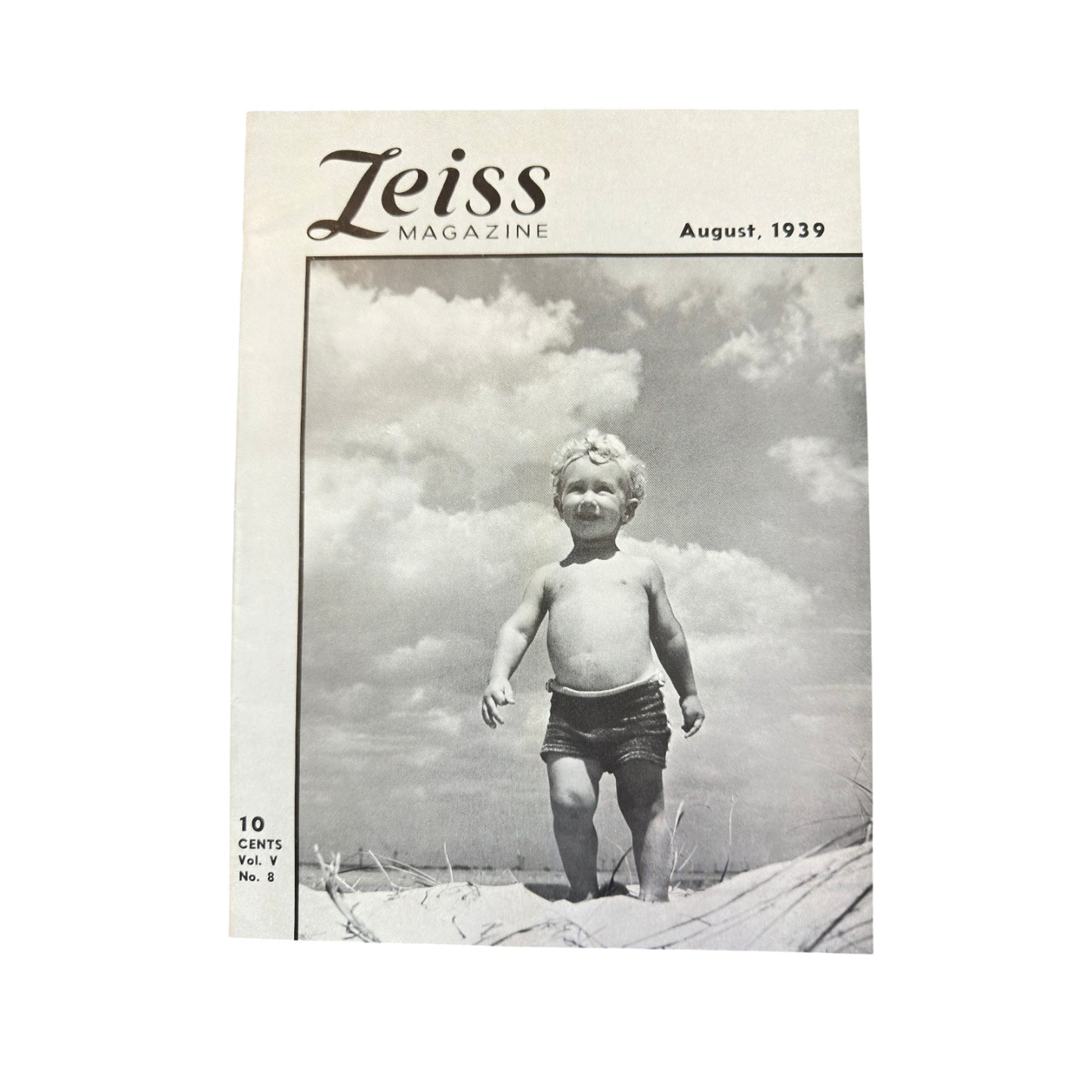 Vintage Zeiss Magazine August 1939 Pre-WWII Photography Ephemera