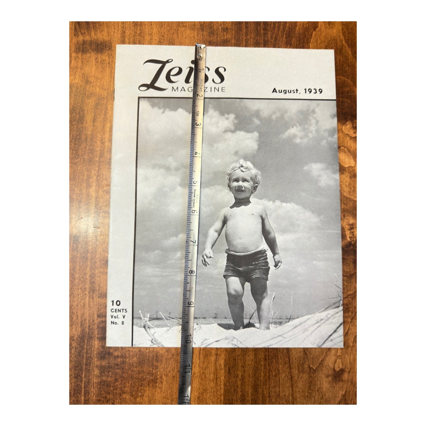 Vintage Zeiss Magazine August 1939 Pre-WWII Photography Ephemera