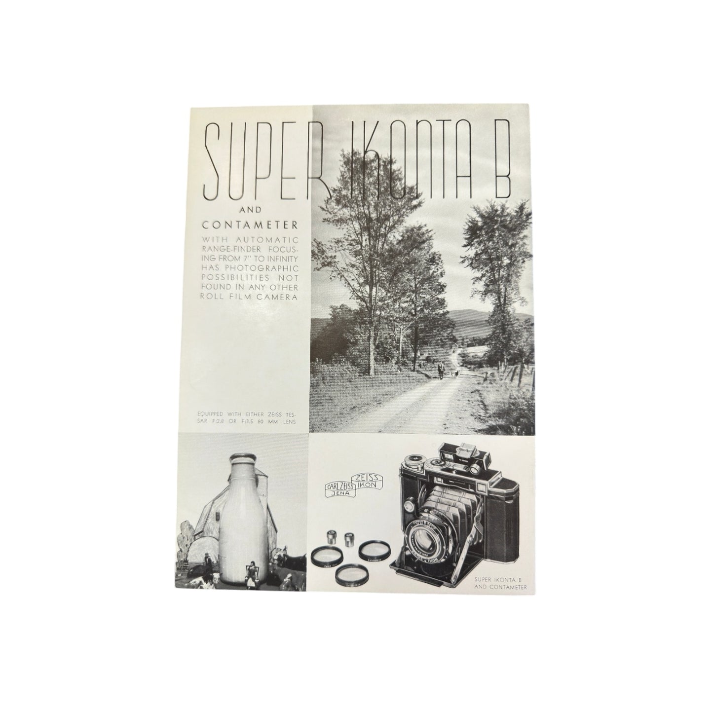 Vintage Zeiss Magazine March 1937 Art Deco Photography Ephemera Super Ikonta B