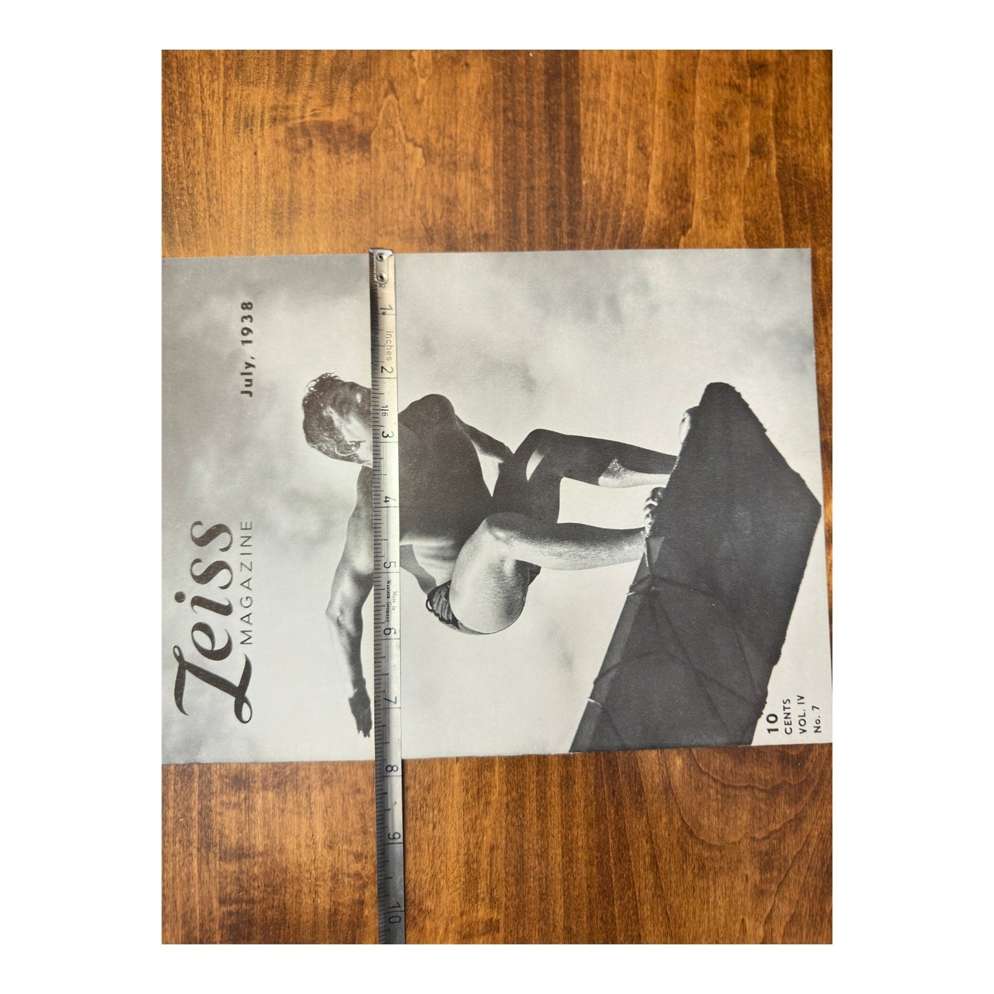 Rare 1938 Zeiss Magazine Art Deco Diver Cover Pre-War Photography
