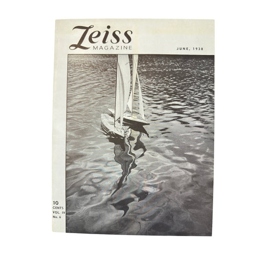 Vintage 1938 Zeiss Magazine Vol IV No 6 | Art Deco Photography Ephemera
