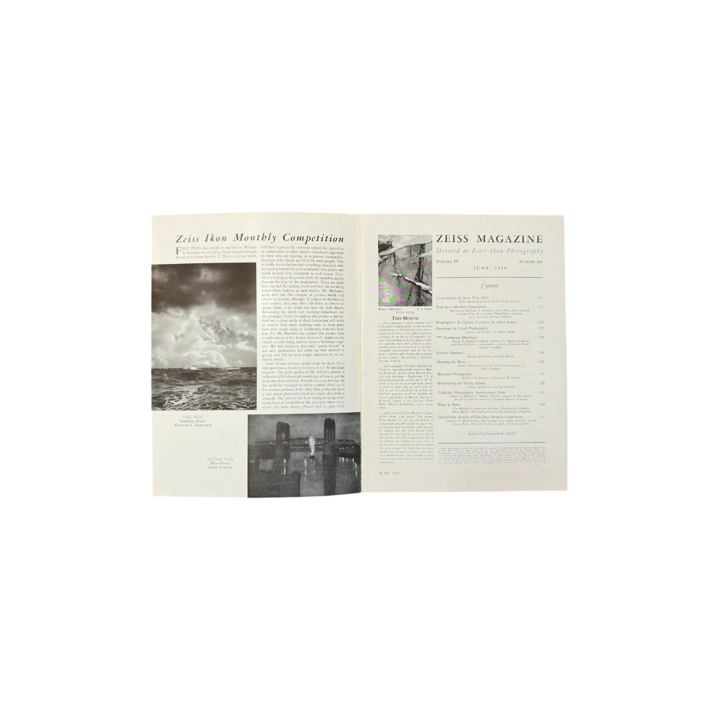 Vintage 1938 Zeiss Magazine Vol IV No 6 | Art Deco Photography Ephemera