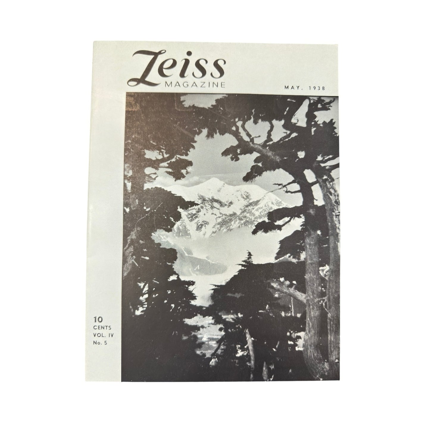 Vintage 1938 Zeiss Magazine Vol IV No 5 Nettax Camera Ad Art Deco Photography