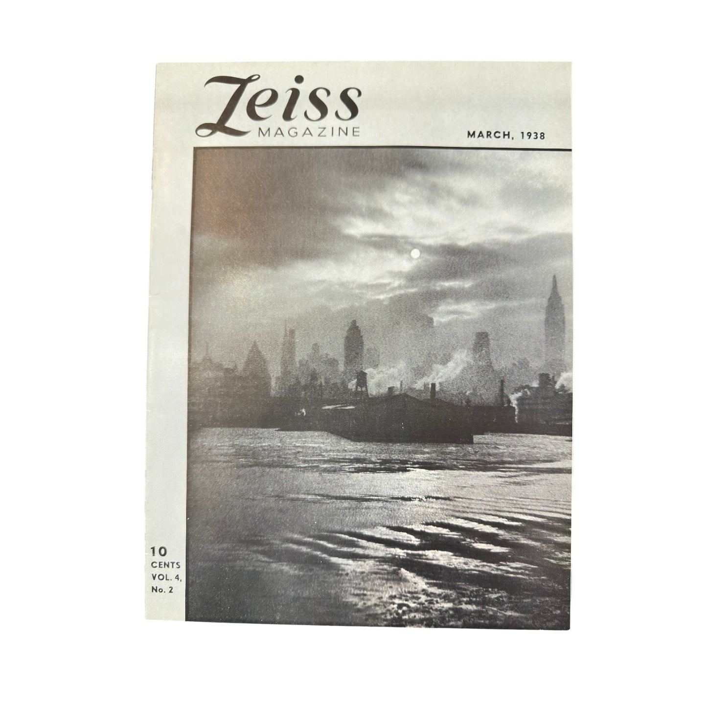 Vintage Zeiss Magazine March 1938 Super Ikonta Camera Ad Pre-War Photography