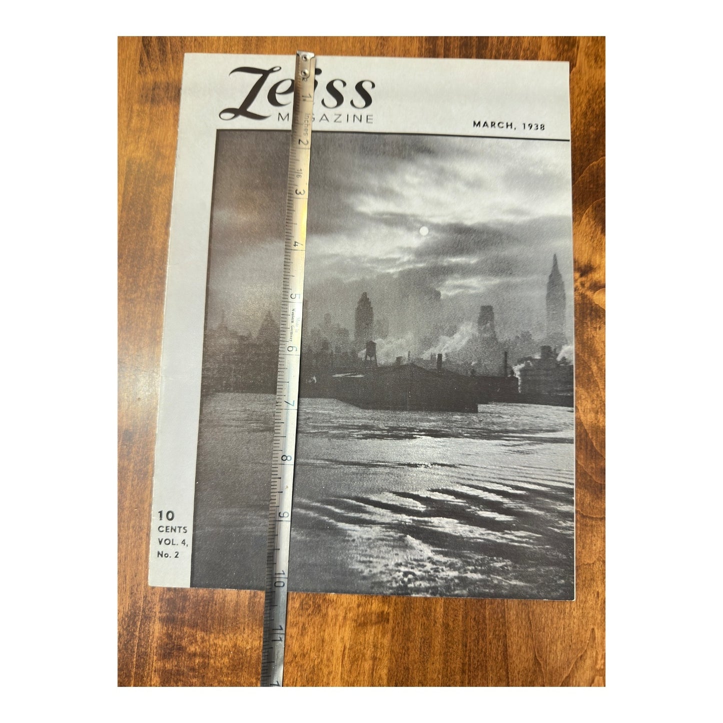 Vintage Zeiss Magazine March 1938 Super Ikonta Camera Ad Pre-War Photography