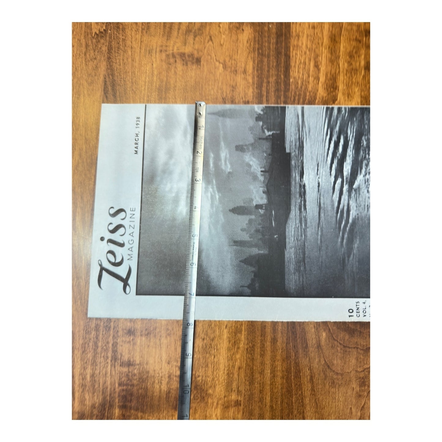 Vintage Zeiss Magazine March 1938 Super Ikonta Camera Ad Pre-War Photography