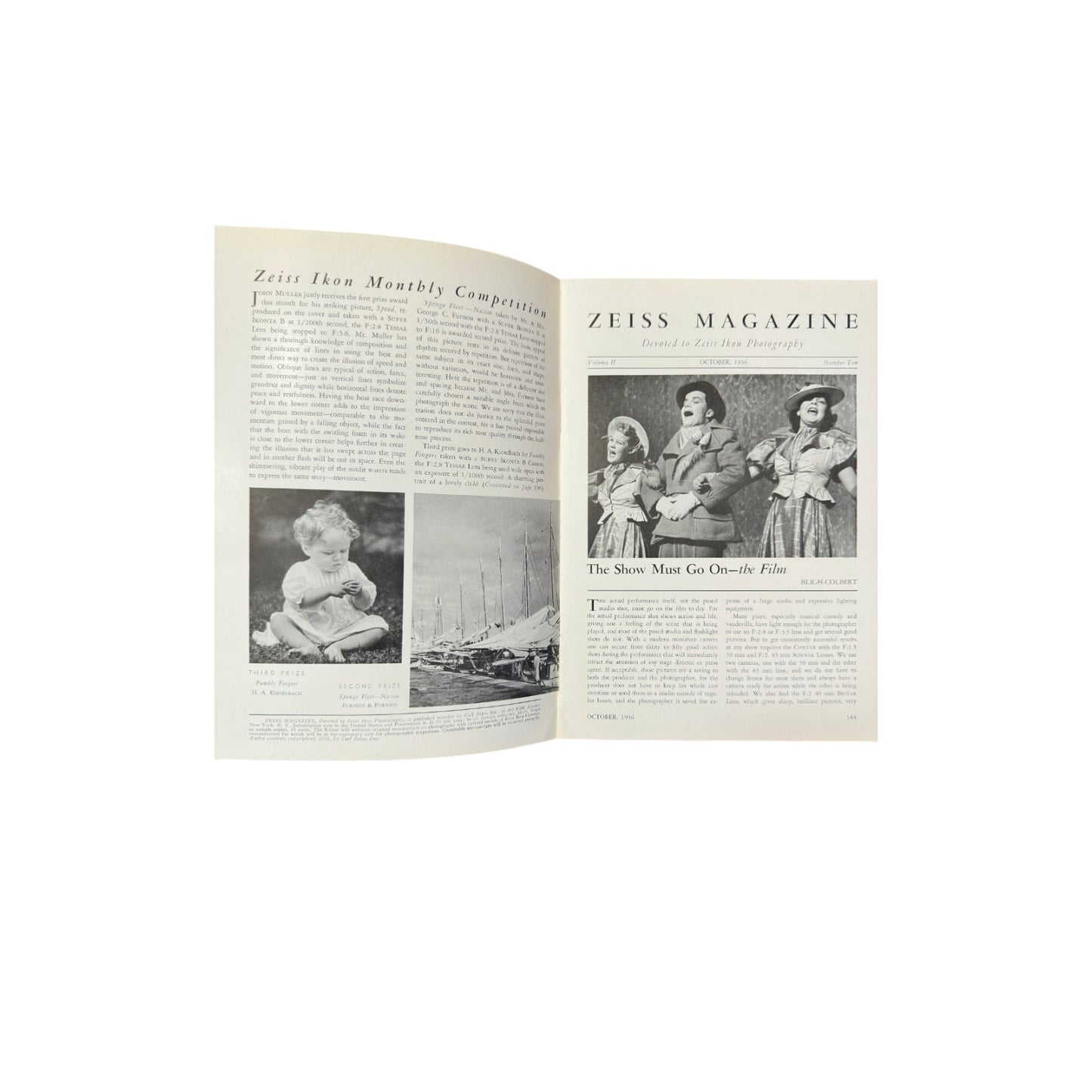 Vintage 1936 Zeiss Magazine Vol 2 No 10 | Pre-War German Camera Ephemera
