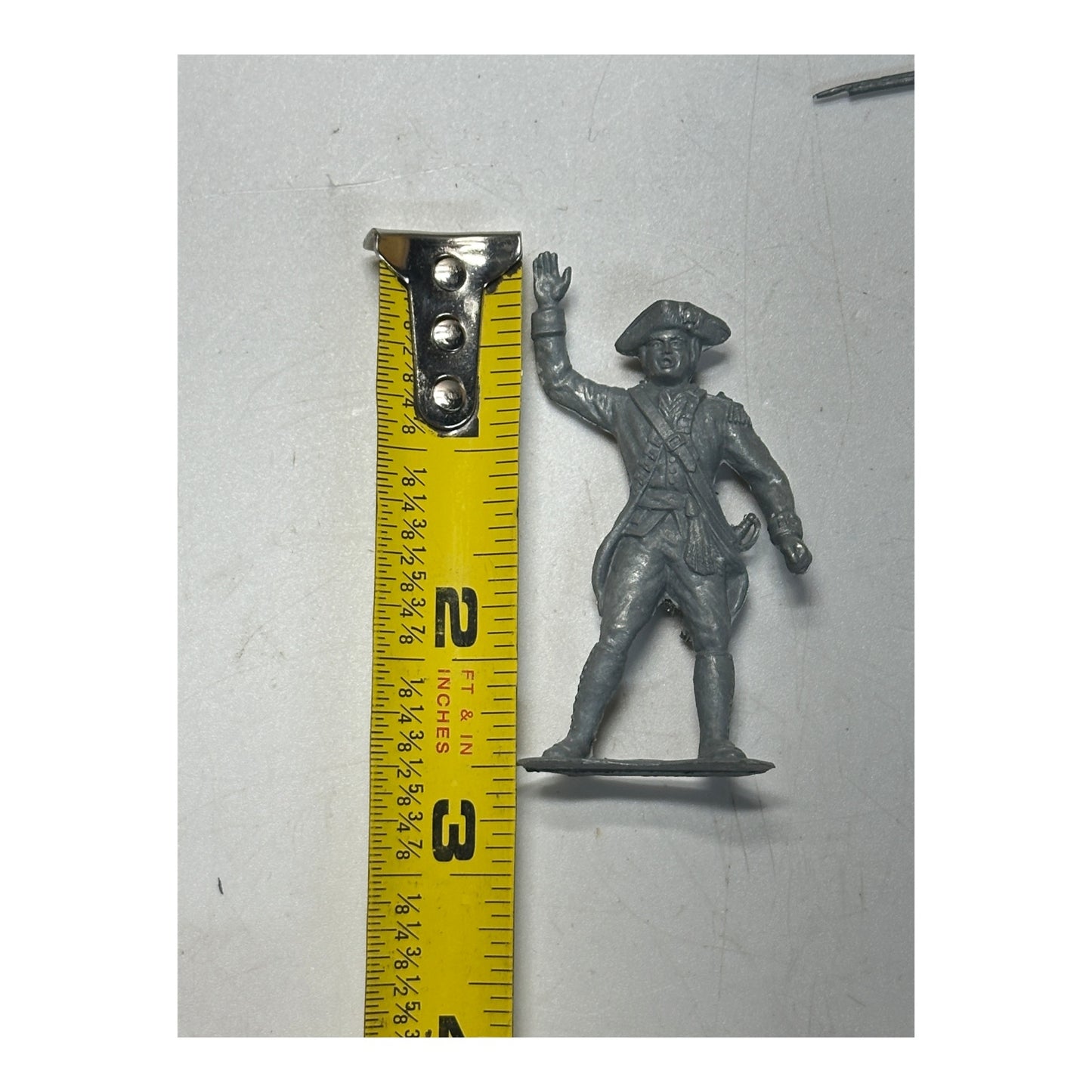 Vintage Strombecker Battle of Yorktown 54mm Metal Soldier Kit CIB 1960s