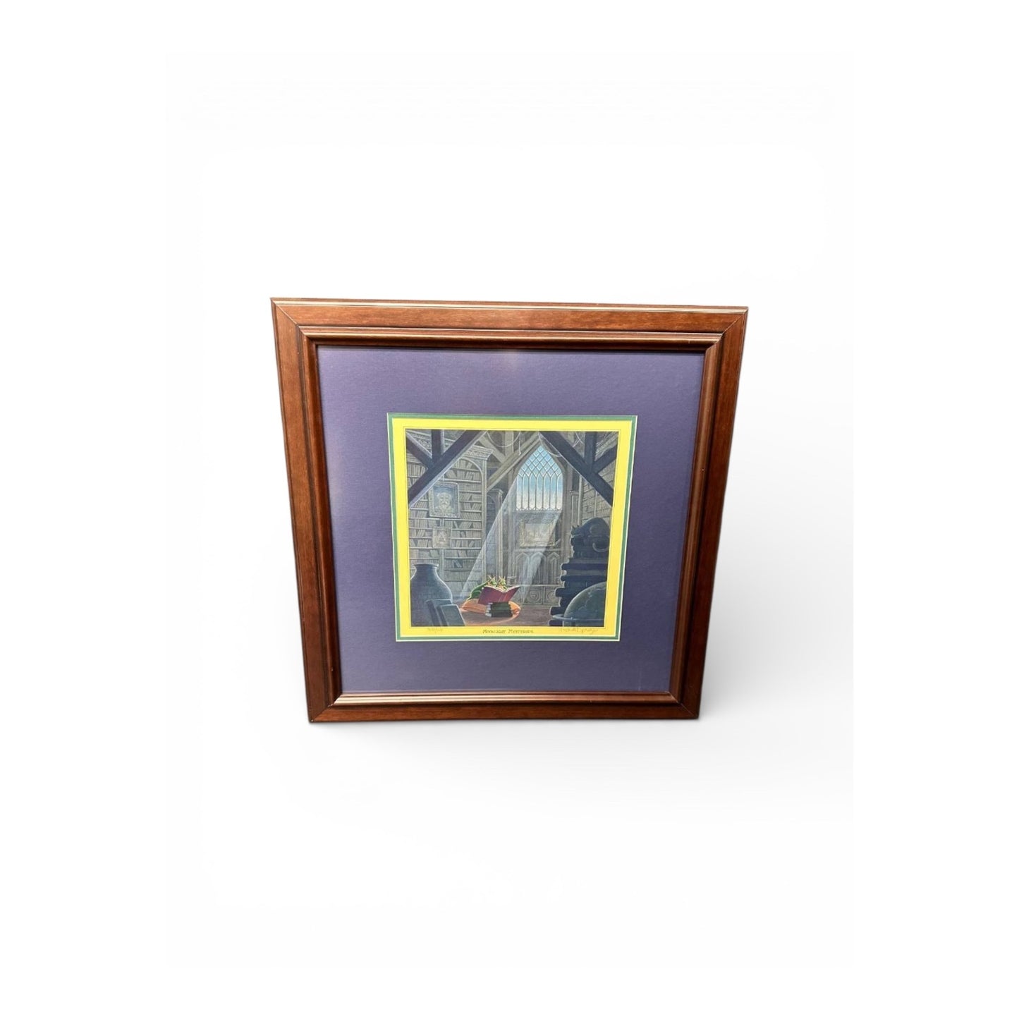 Randal Spangler 'Moonlight Mysteries' Framed LE Print 308/600 Fantasy Dragon Art