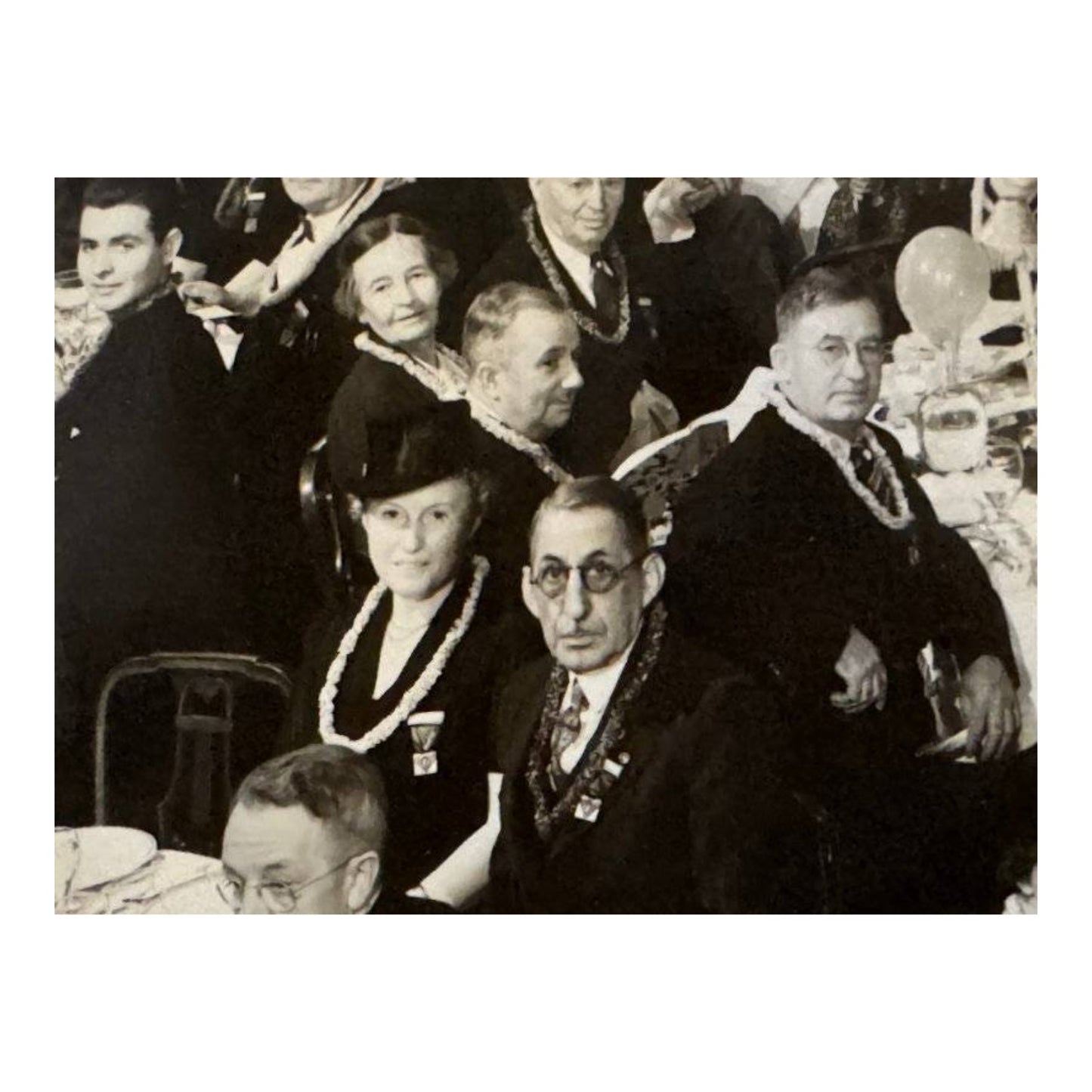 1939 Postmasters Banquet Photo Hotel Pennsylvania NYC Knickerbocker Panoramic