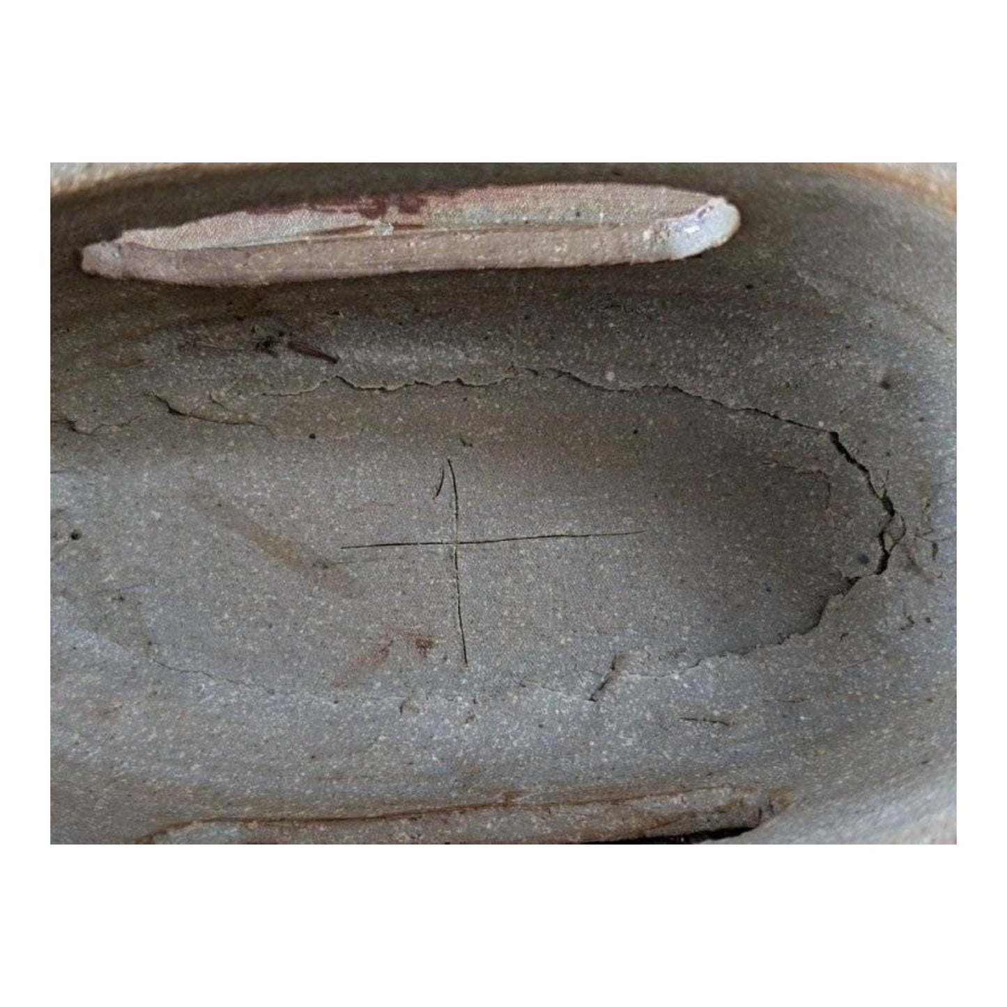 Vintage Brutalist Studio Pottery Footed Planter Bowl, Wabi Sabi Artisan Craft