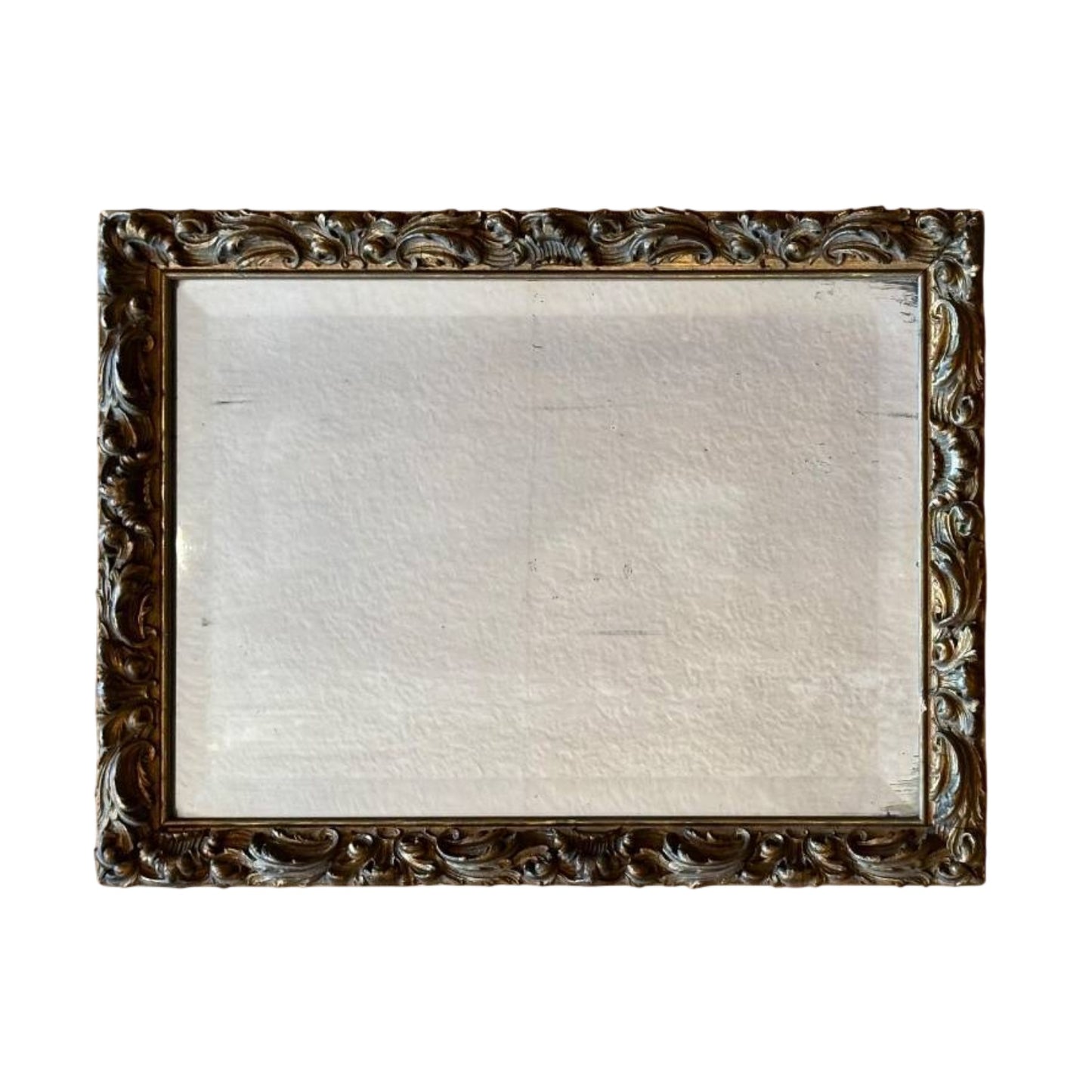 Ornate Carved Gilt Mirror, Hollywood Regency Rococo Style