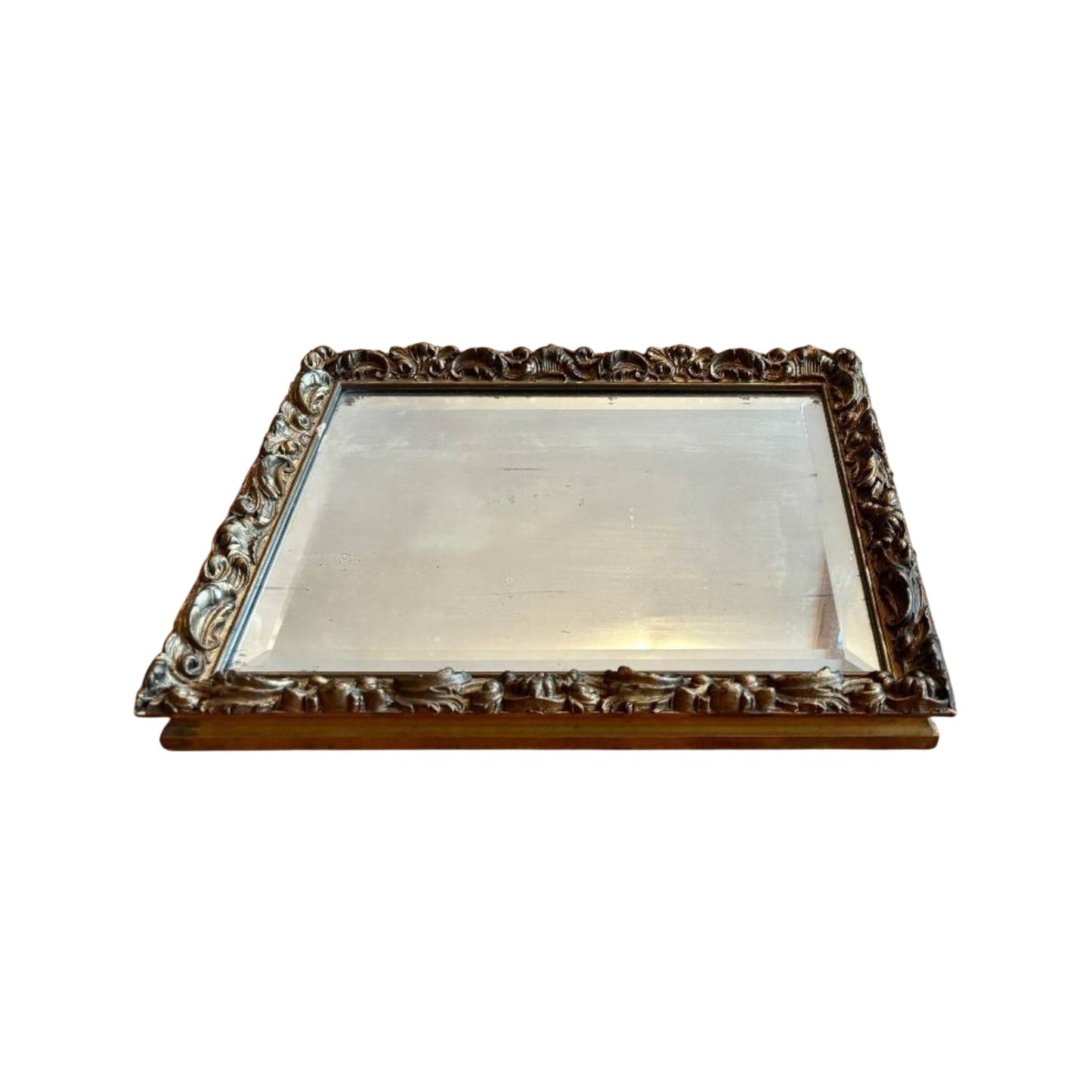 Ornate Carved Gilt Mirror, Hollywood Regency Rococo Style