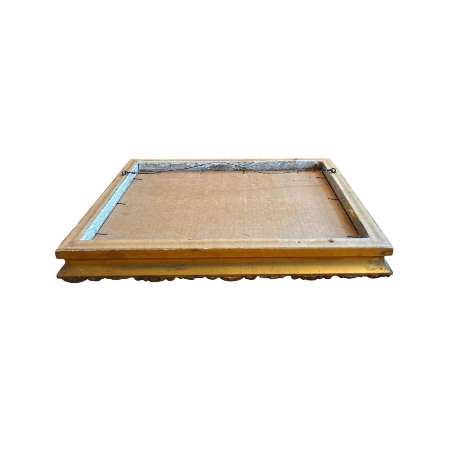 Ornate Carved Gilt Mirror, Hollywood Regency Rococo Style