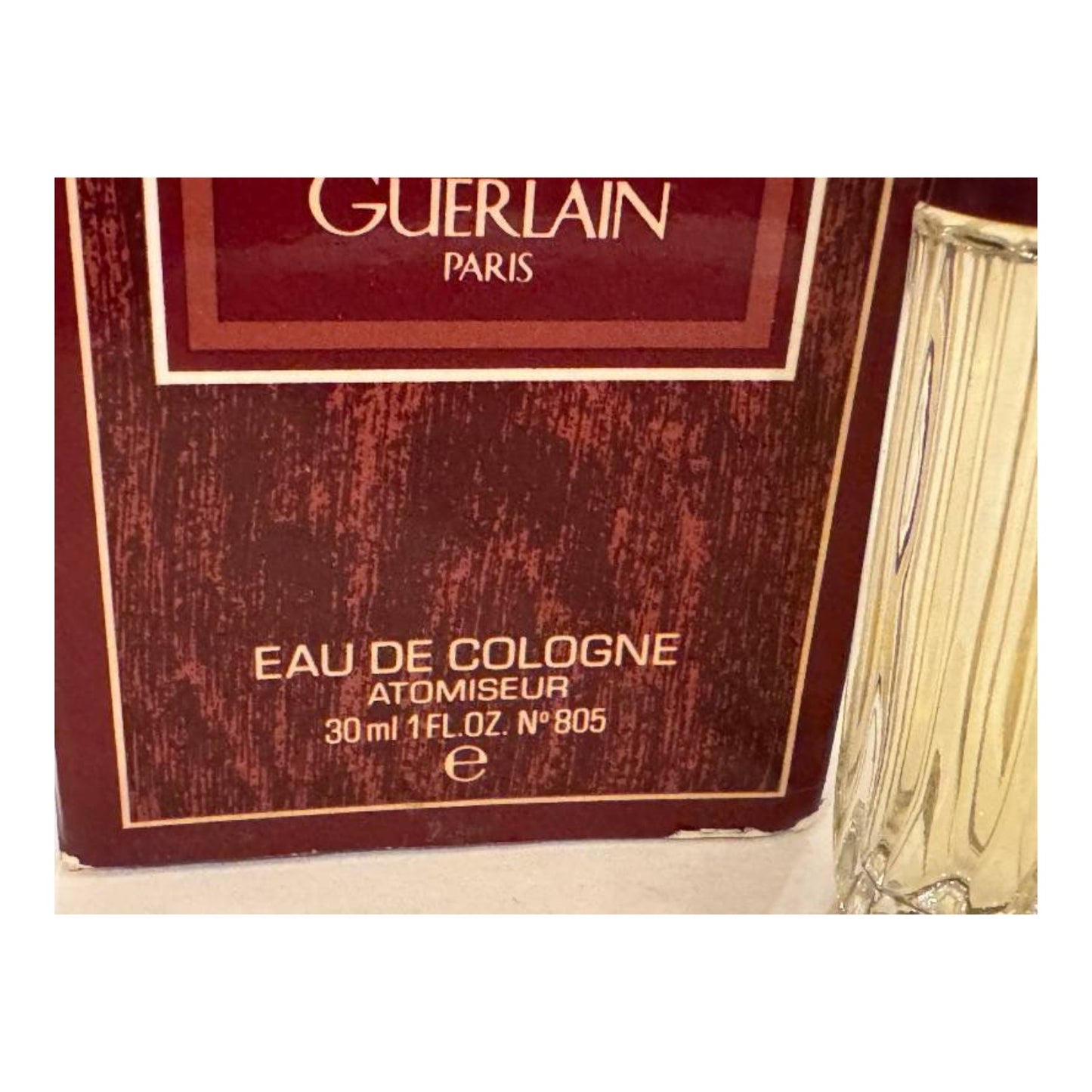 Vintage Guerlain Habit Rouge EDC 30ml Spray, 1980s Pre-Barcode Formula NIB