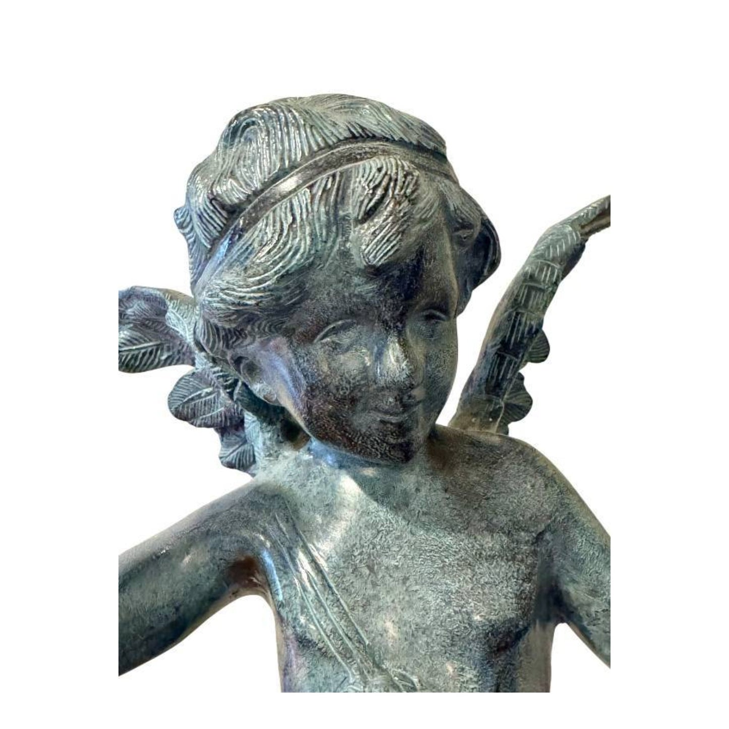 Large 19th C. French Cherub Candelabra After Moreau