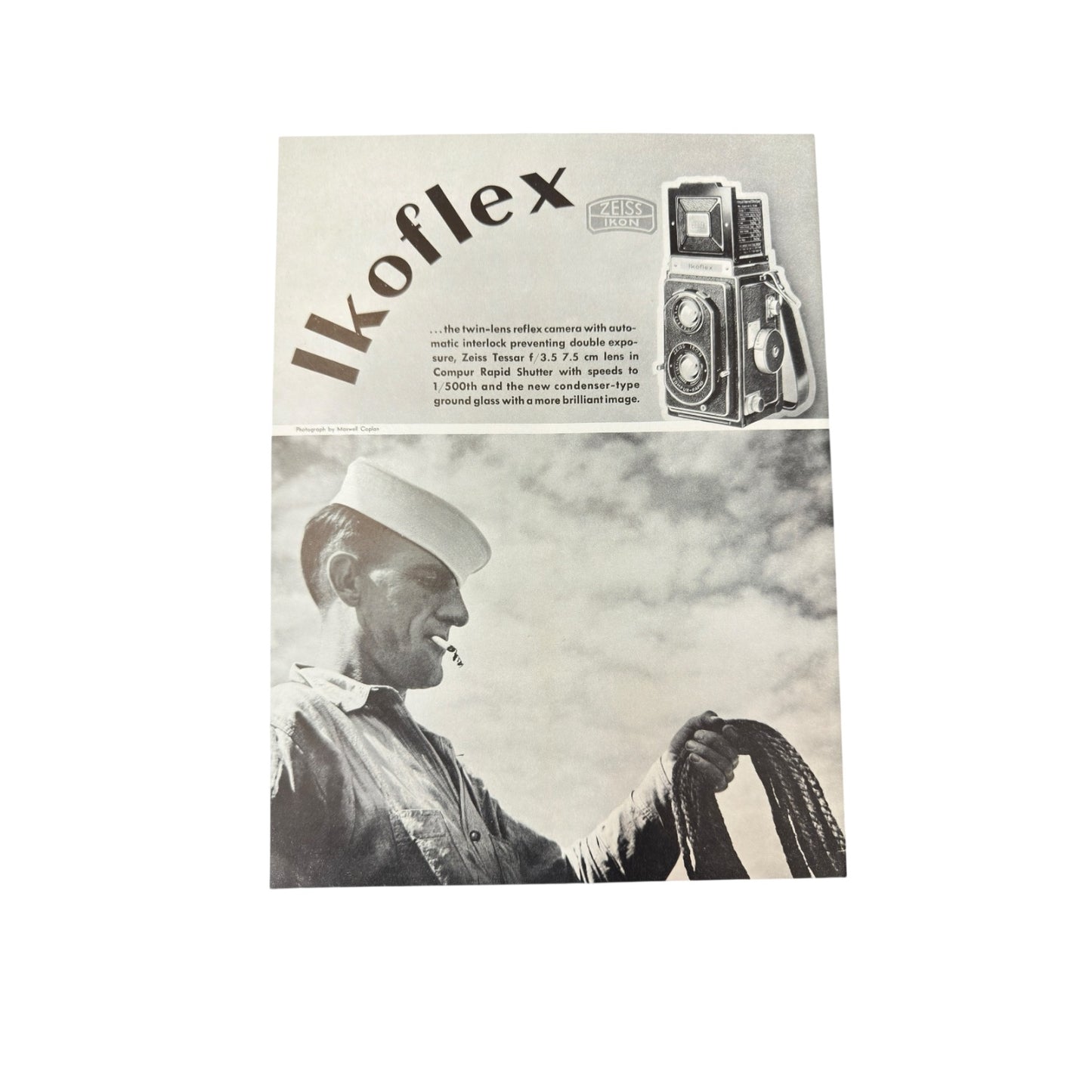 Vintage Zeiss Magazine July 1939 Pre-WWII Photography Ephemera Ikoflex Ad