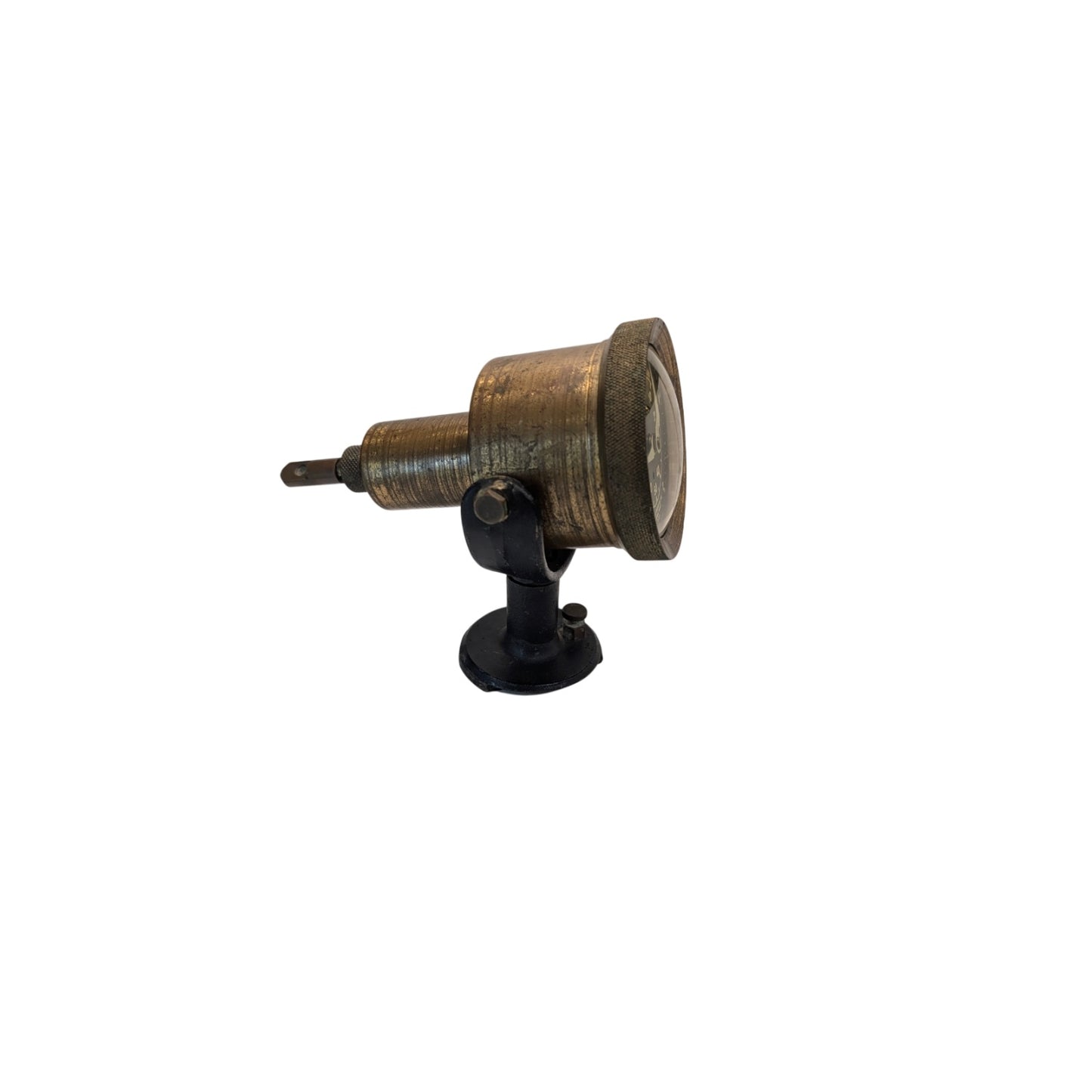 WWII Era Fisher-Pierce Brass Nautical Taffrail Log Gauge, Boston MA