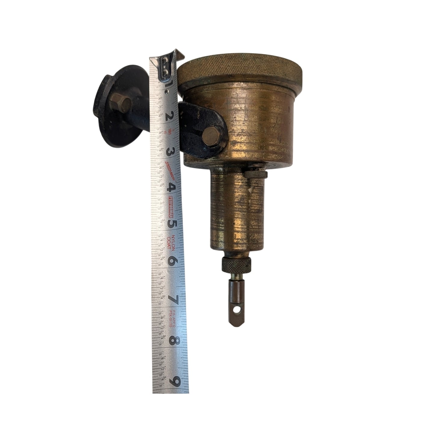 WWII Era Fisher-Pierce Brass Nautical Taffrail Log Gauge, Boston MA