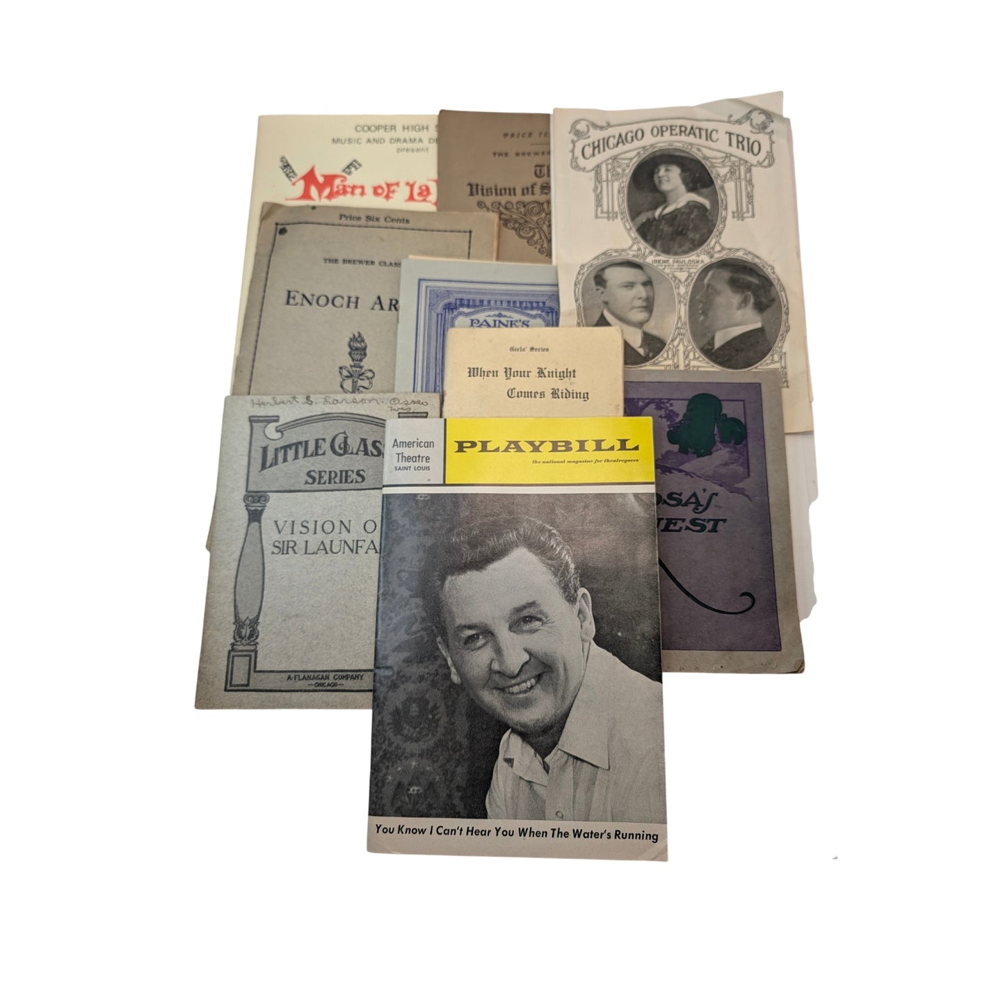 Vintage Theater Ephemera Lot 1910s-1970s Playbills, Opera Programs, Booklets