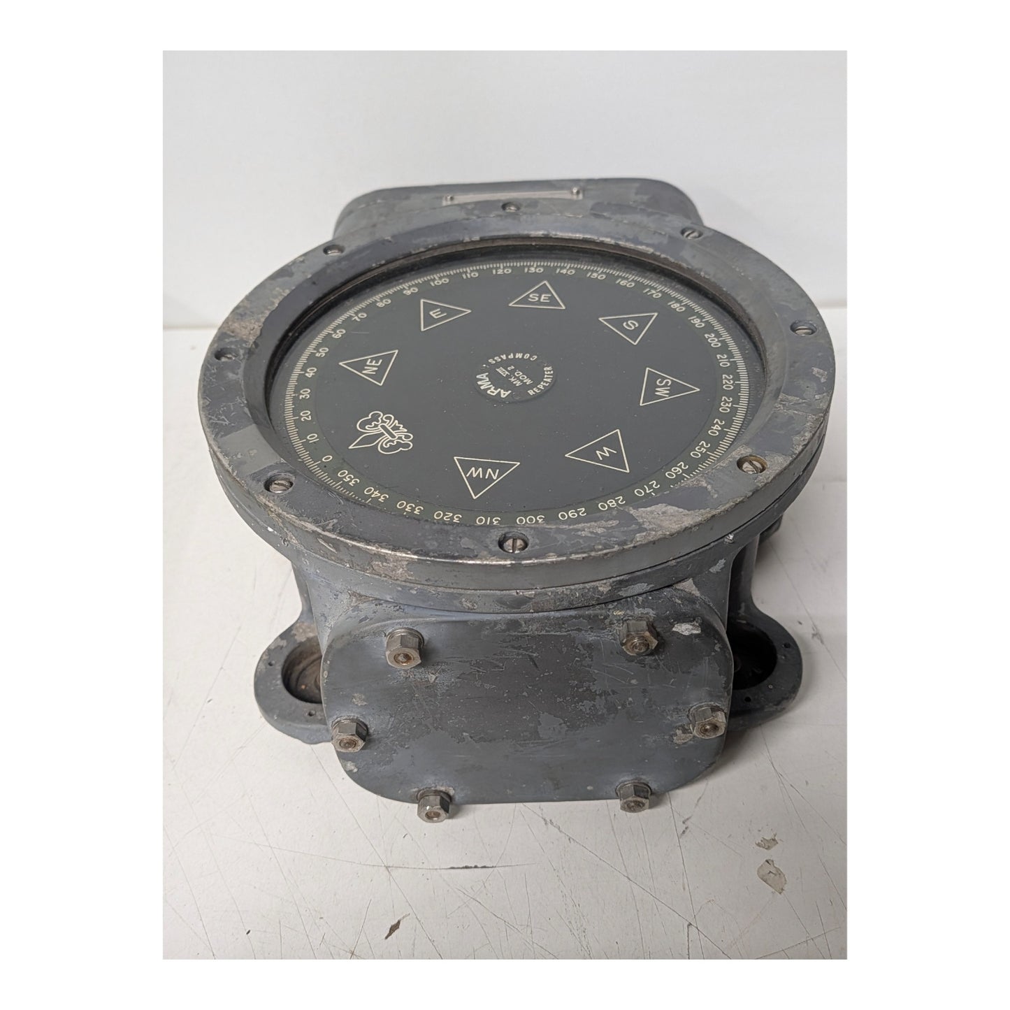 WWII US Navy Arma Corp MK XVIII Repeater Compass, Brooklyn NY