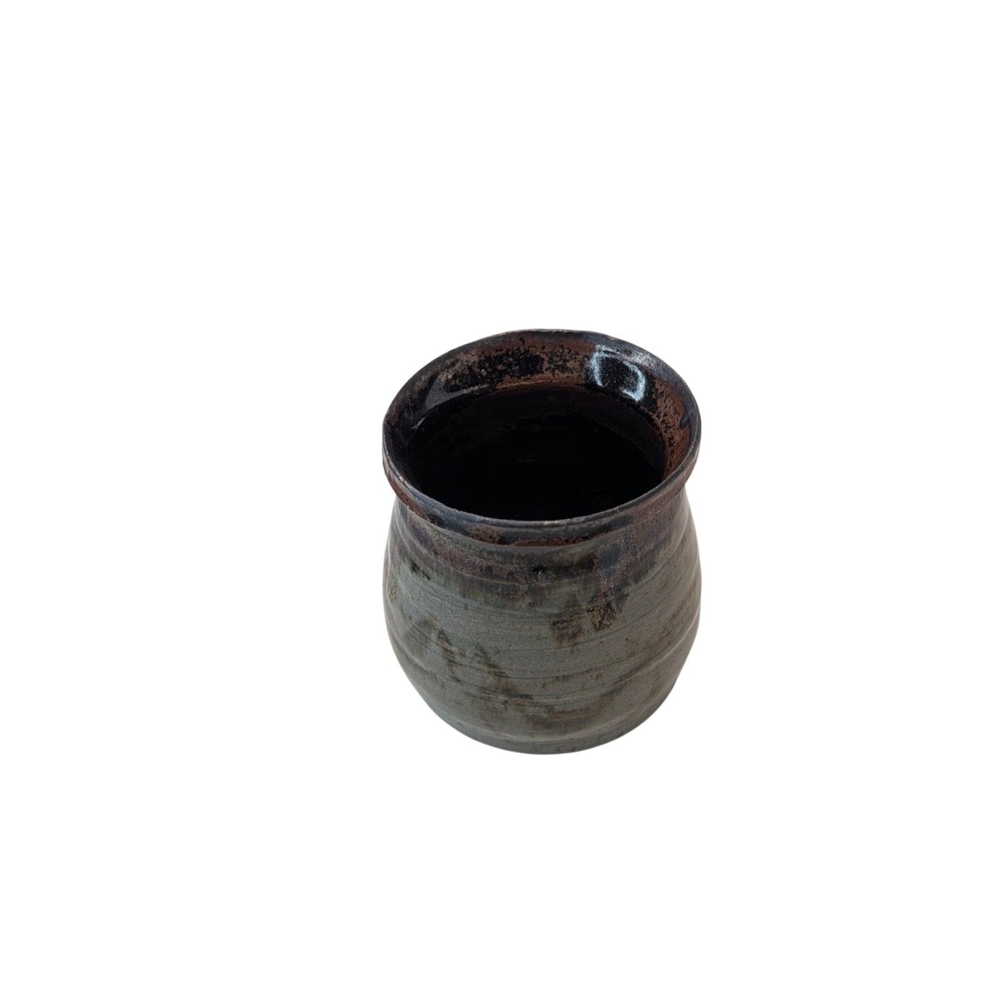 Vintage Penny Janis Canadian Studio Art Pottery Stoneware Vase Wabi Sabi Vessel