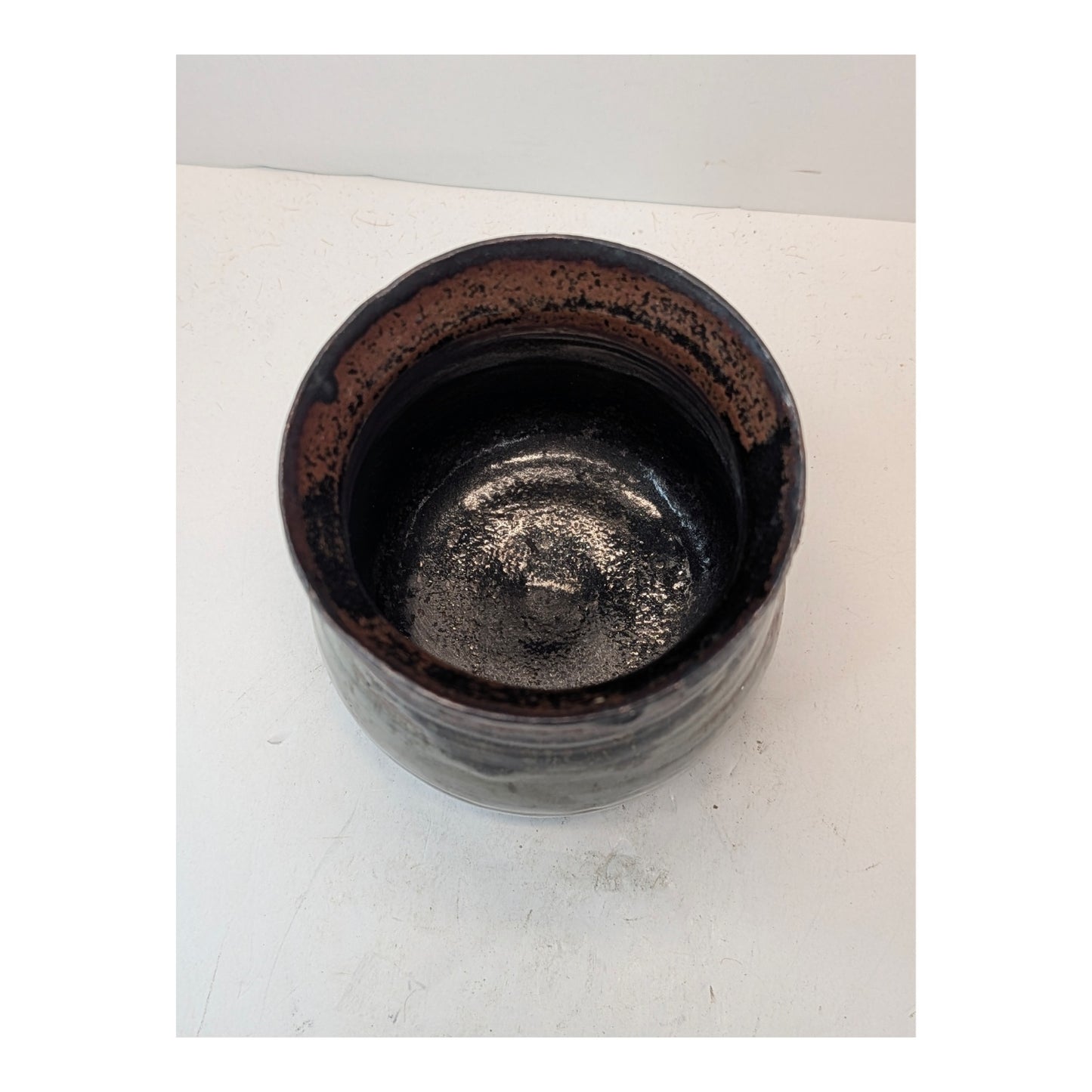 Vintage Penny Janis Canadian Studio Art Pottery Stoneware Vase Wabi Sabi Vessel
