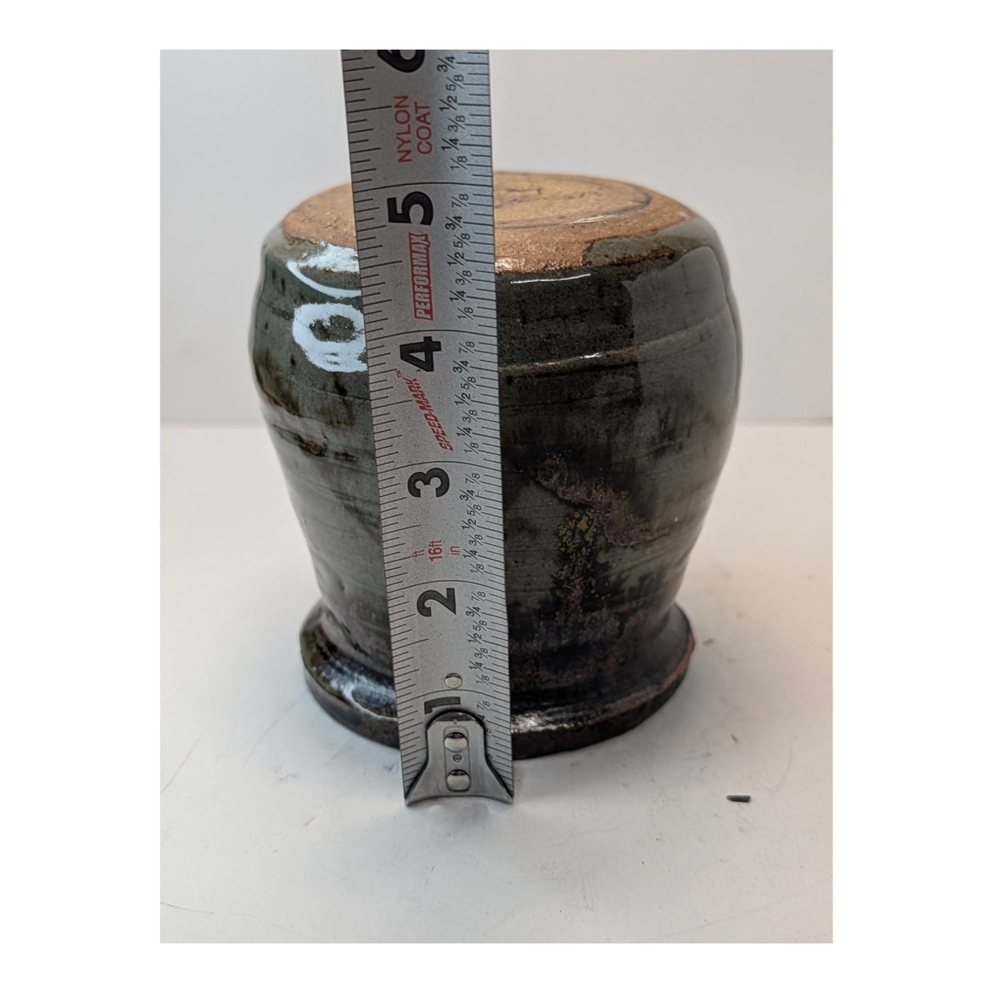 Vintage Penny Janis Canadian Studio Art Pottery Stoneware Vase Wabi Sabi Vessel