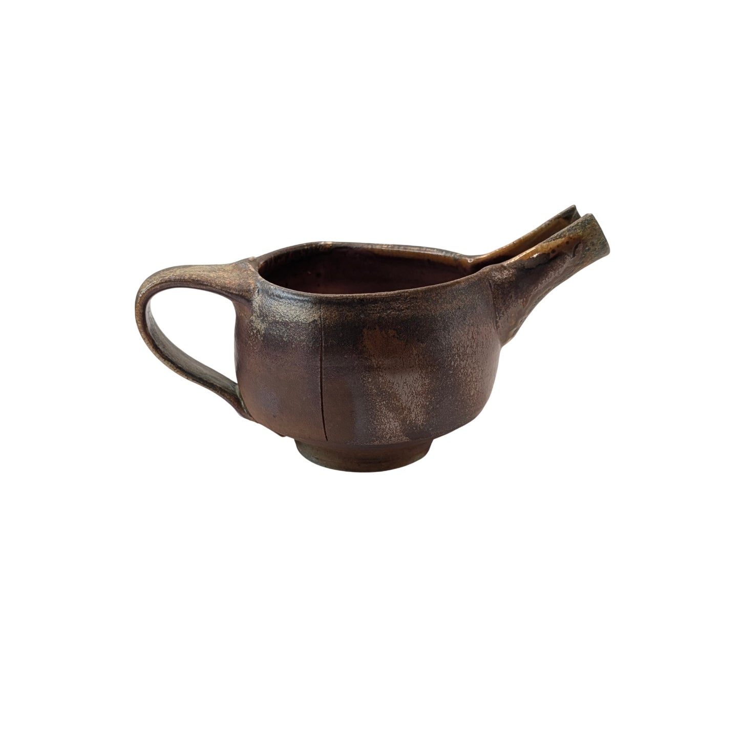 Signed Richard Mulcahy Studio Pottery Pitcher Wabi Sabi Minnesota Art Ceramic