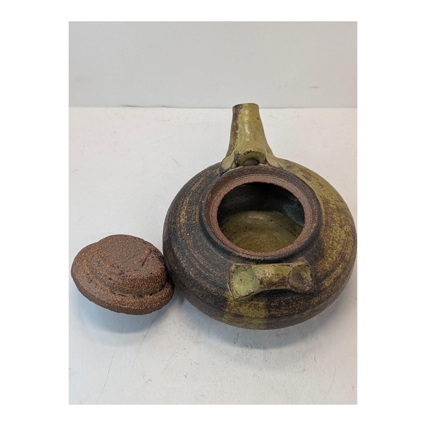 Vintage Colin Pearson Studio Pottery Winged Teapot c. 1970s