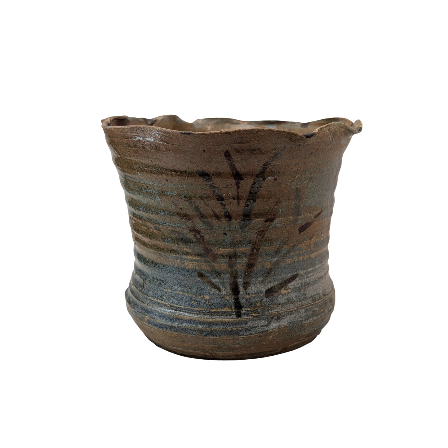 Signed Craig Stone Brutalist Studio Pottery Vase, 1975