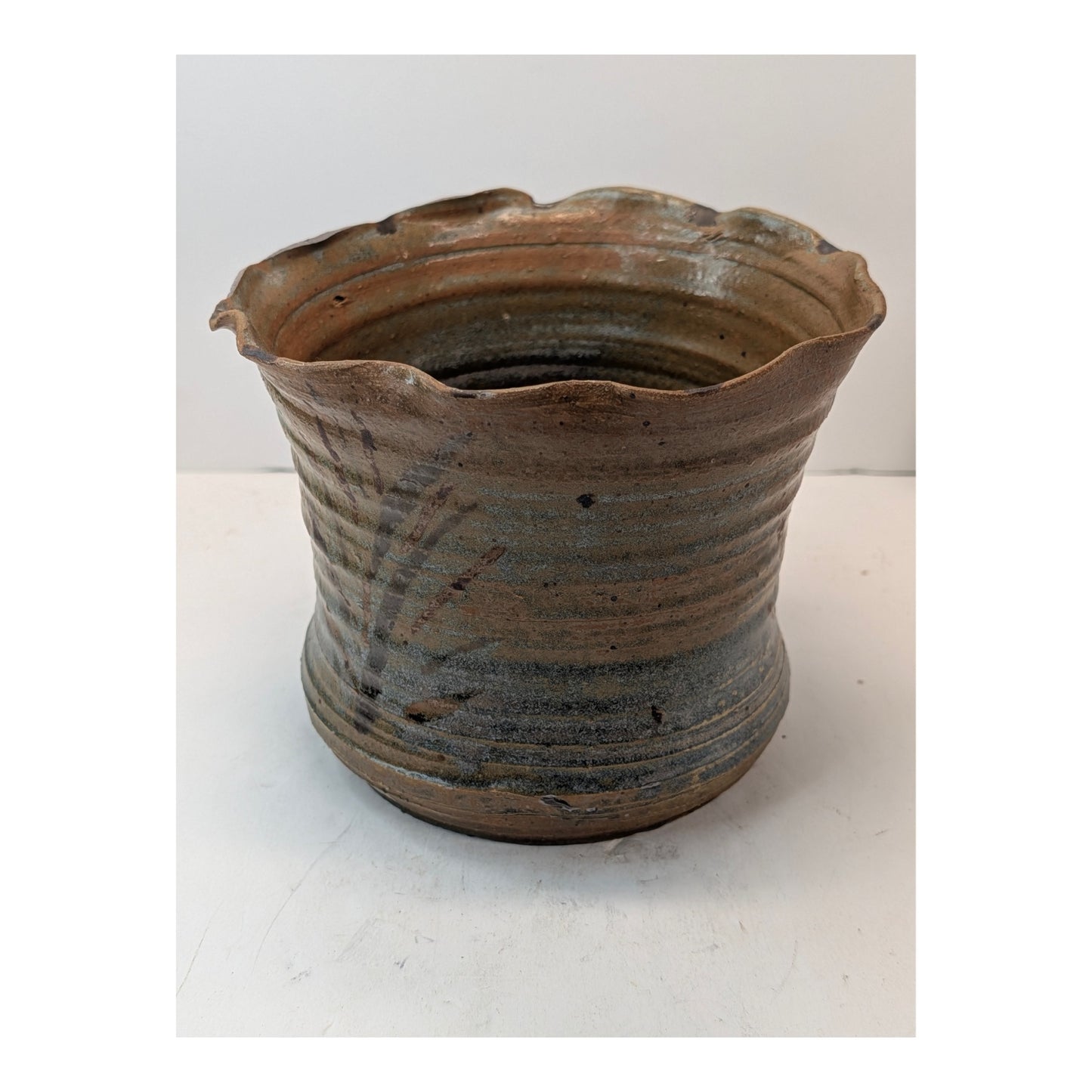 Signed Craig Stone Brutalist Studio Pottery Vase, 1975