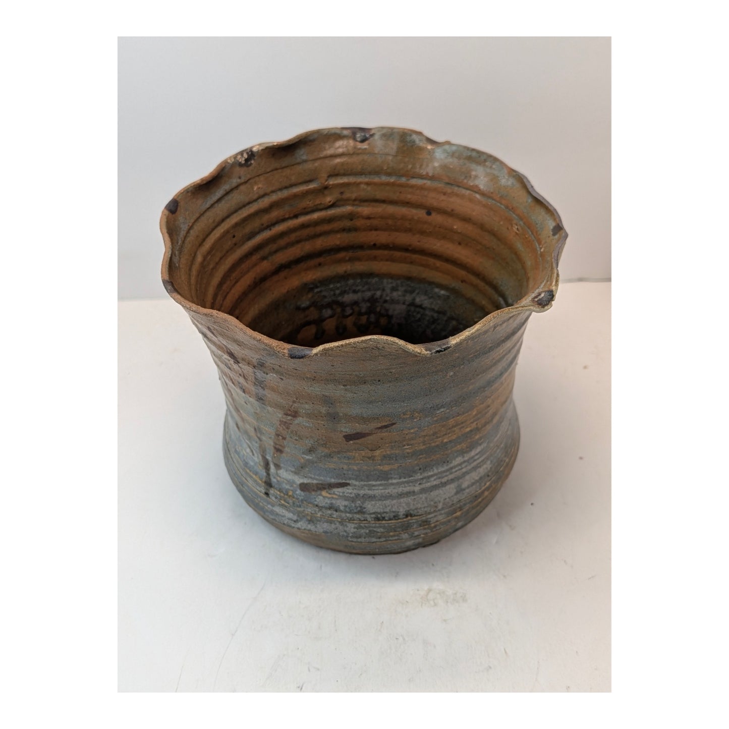 Signed Craig Stone Brutalist Studio Pottery Vase, 1975