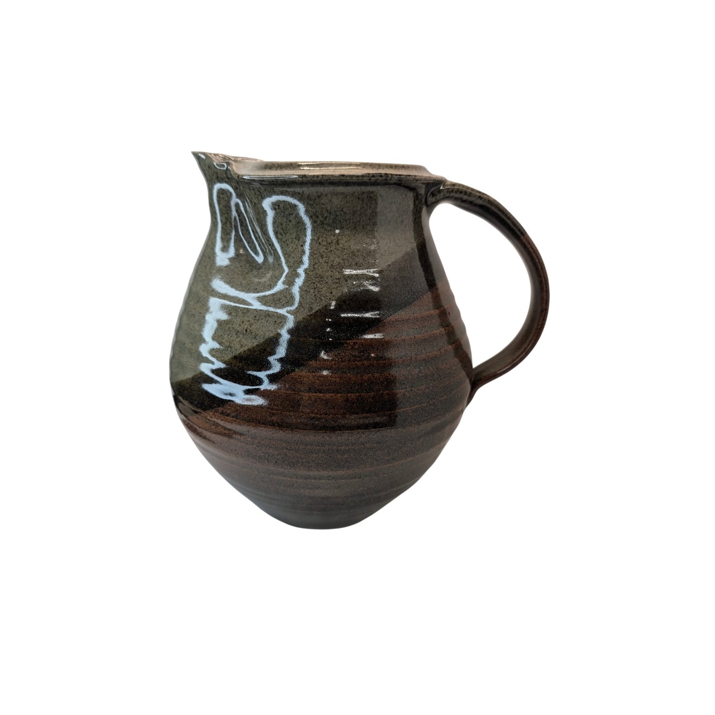 Vintage Warren MacKenzie School Studio Pottery Pitcher Mingei Stoneware Jug