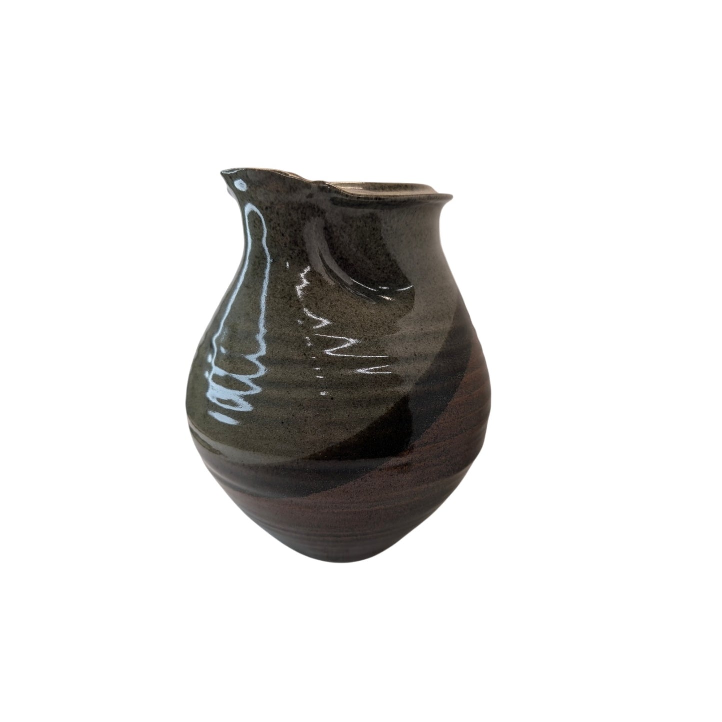 Vintage Warren MacKenzie School Studio Pottery Pitcher Mingei Stoneware Jug