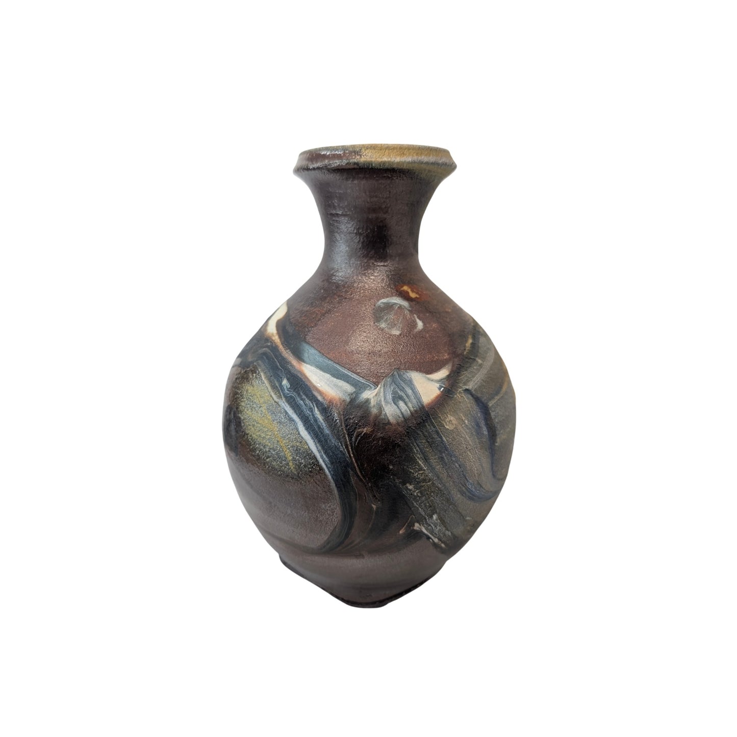 Ltd Ed Forward Pottery Studio Art Vase 138/300 Mid-Century Abstract Stoneware