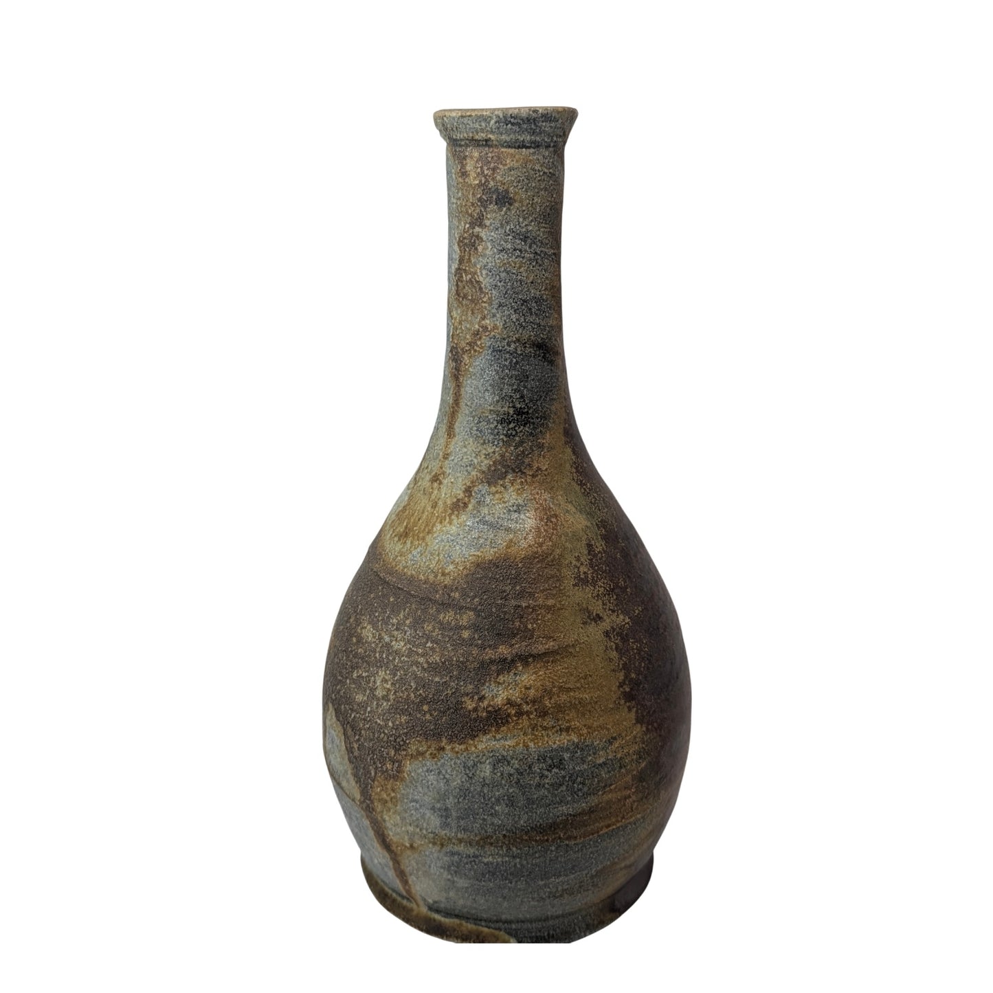 "Richard Bresnahan St Johns Pottery Japanese Karatsu Wood Fired Tokuri 10 Inch"