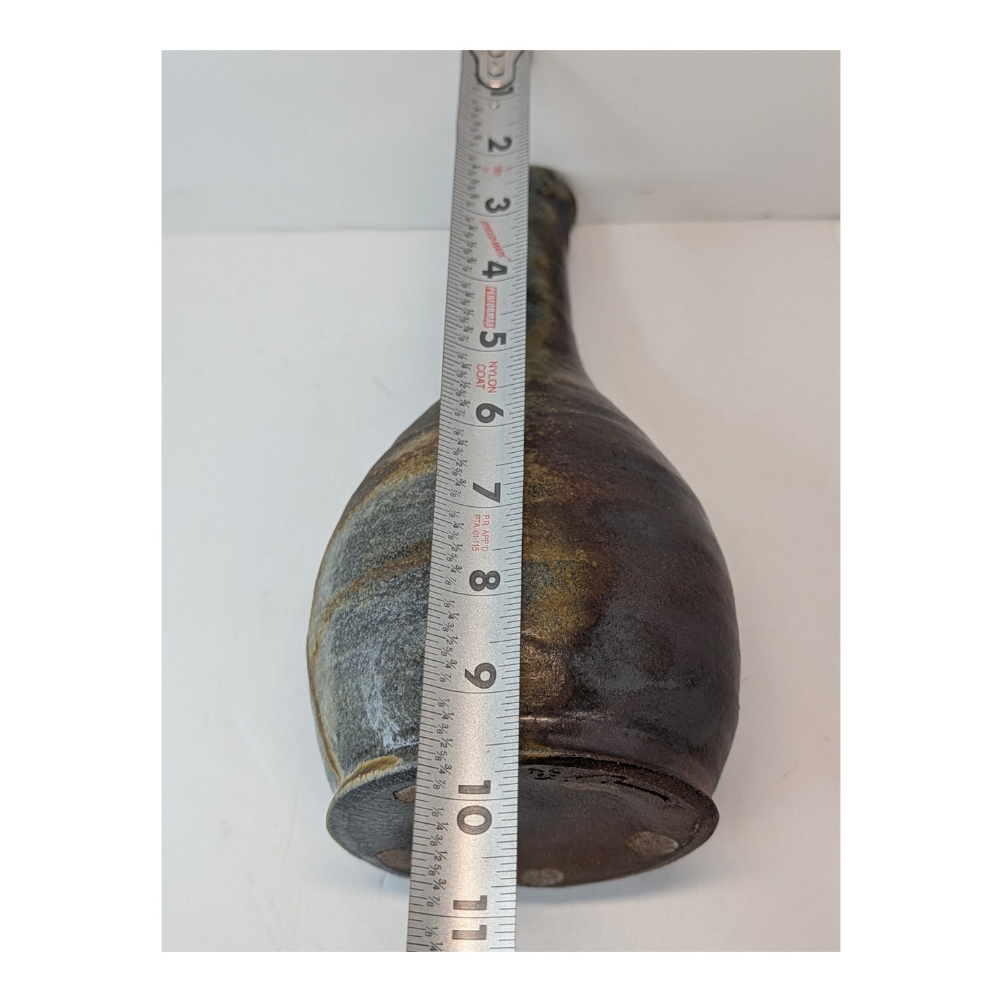 "Richard Bresnahan St Johns Pottery Japanese Karatsu Wood Fired Tokuri 10 Inch"