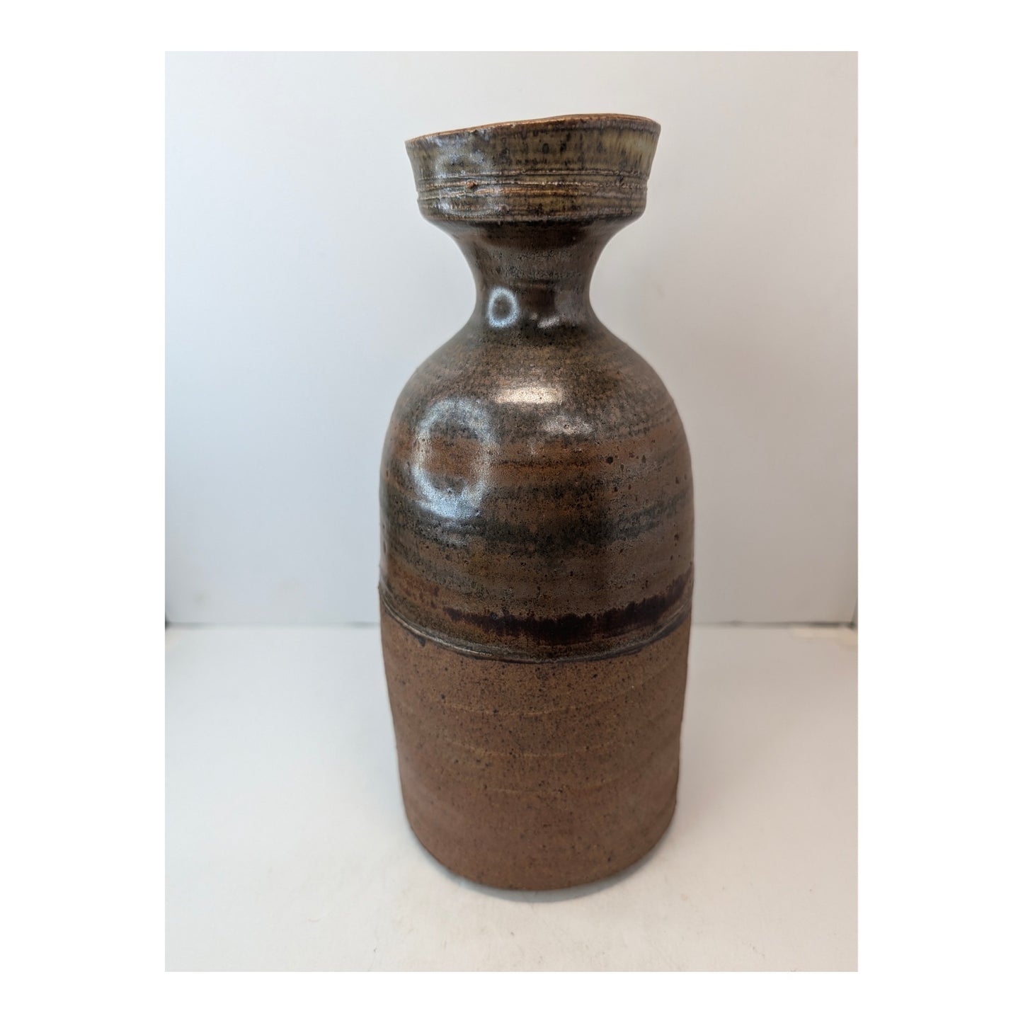Vintage Stephen F. Sankey SFS Studio Pottery Salt Glaze Stoneware Pitcher