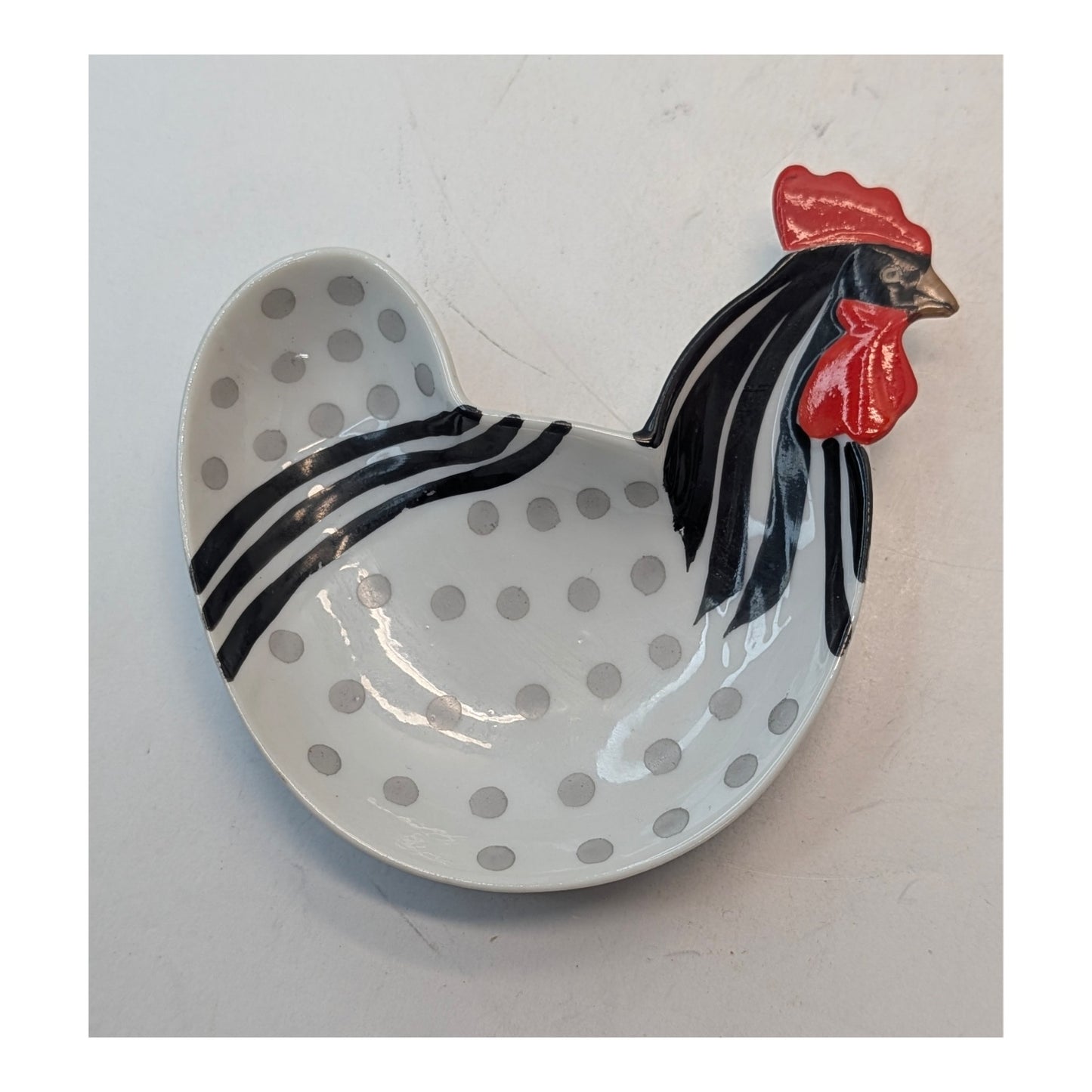 Vintage Lipper & Mann Chicken Appetizer Dish Set, 11pc MCM Japan Ceramic