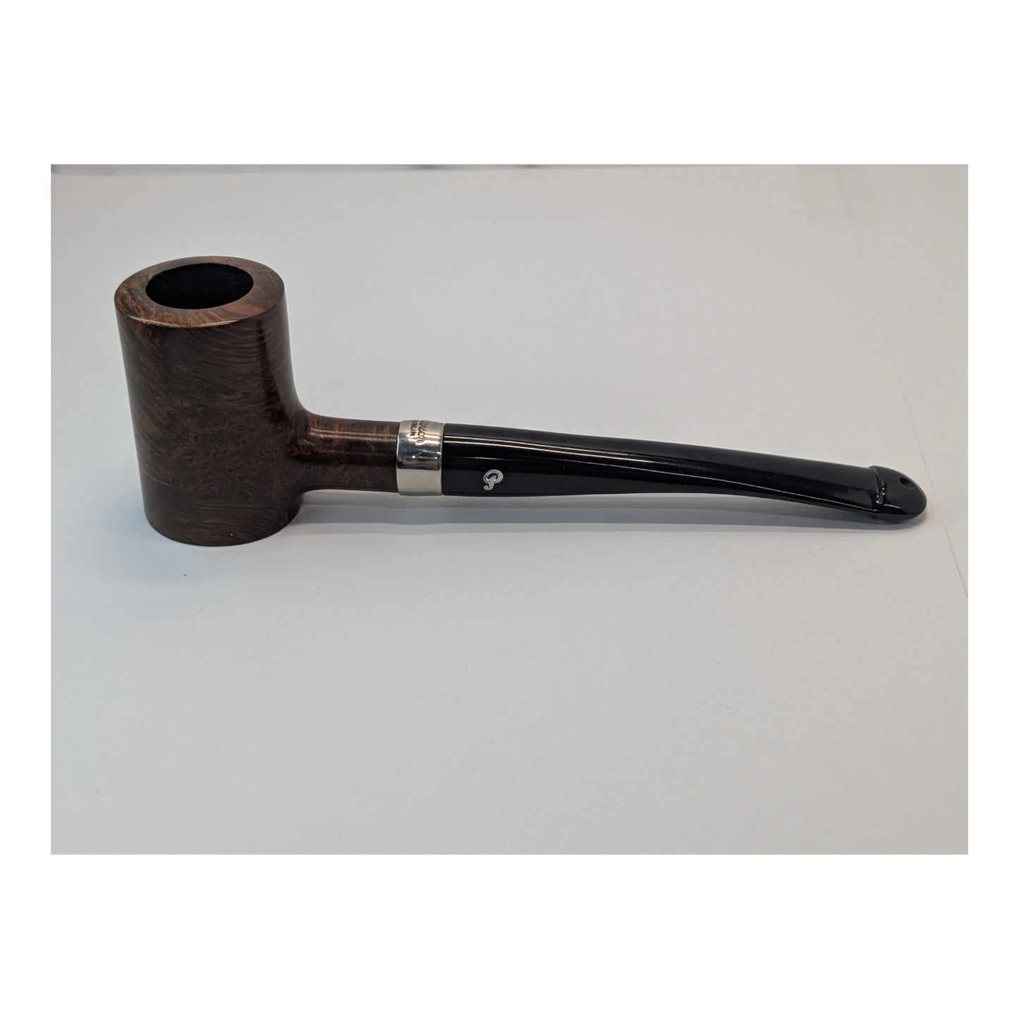 Peterson of Dublin Tankard Briar Pipe Sterling Silver Mount, Near Mint