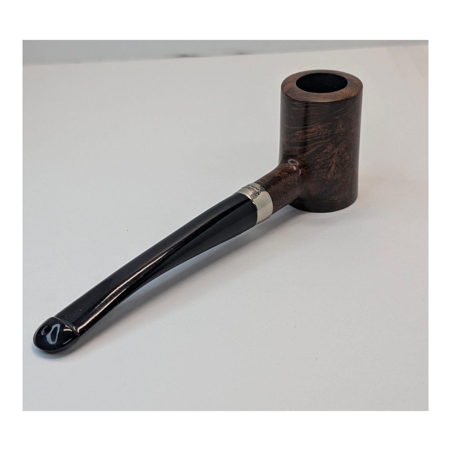 Peterson of Dublin Tankard Briar Pipe Sterling Silver Mount, Near Mint