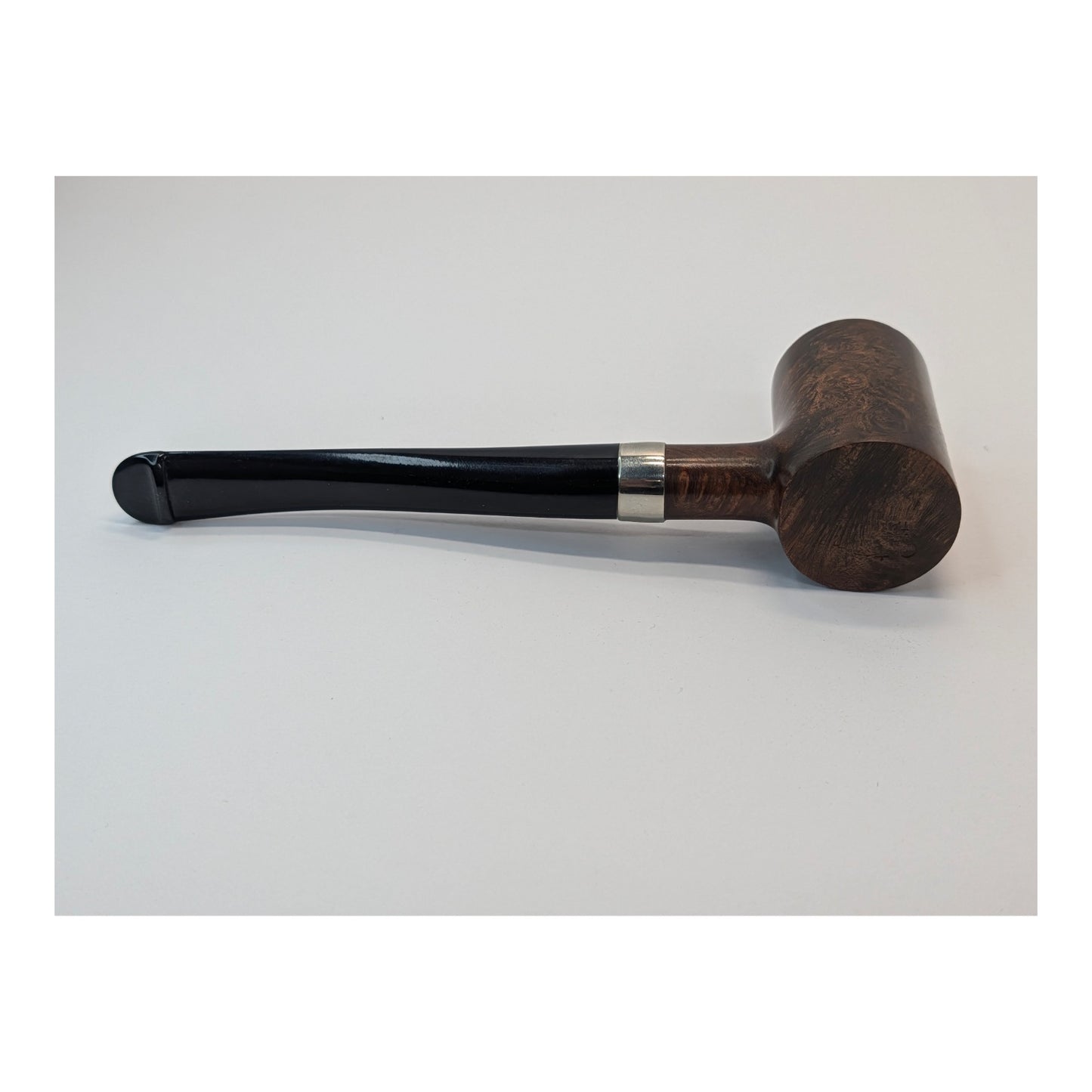 Peterson of Dublin Tankard Briar Pipe Sterling Silver Mount, Near Mint