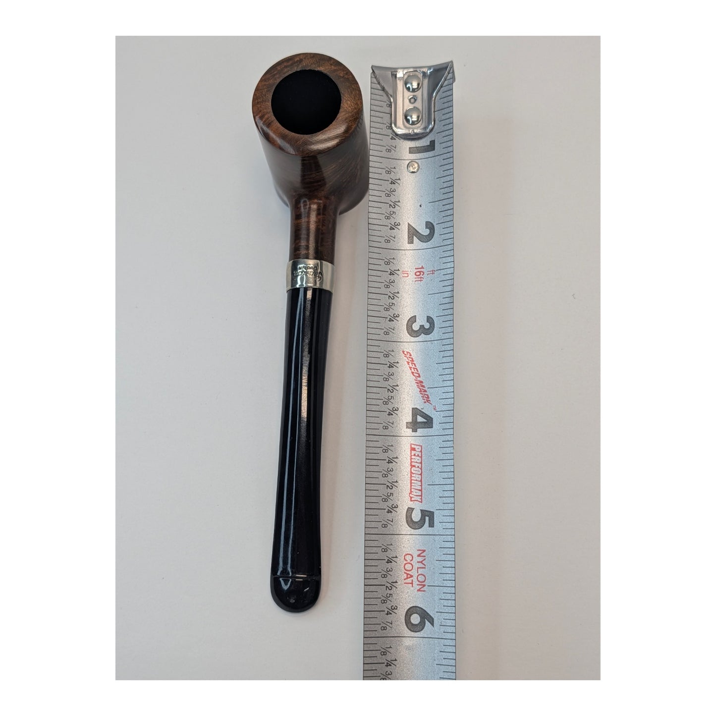 Peterson of Dublin Tankard Briar Pipe Sterling Silver Mount, Near Mint
