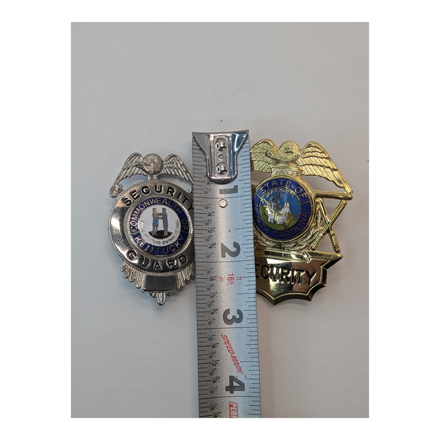 Vintage State Security Guard Badges | Kentucky & North Carolina Lot