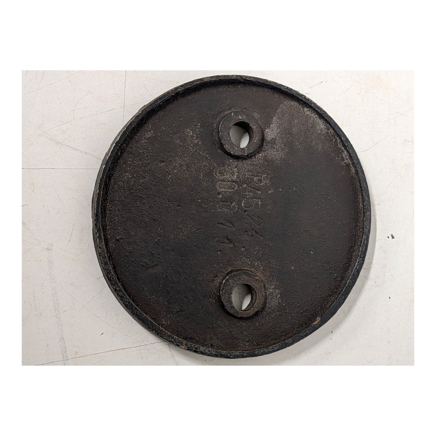 Vintage 1948 Polish Cast Iron Industrial Plaque H. Cegielski Steampunk Decor