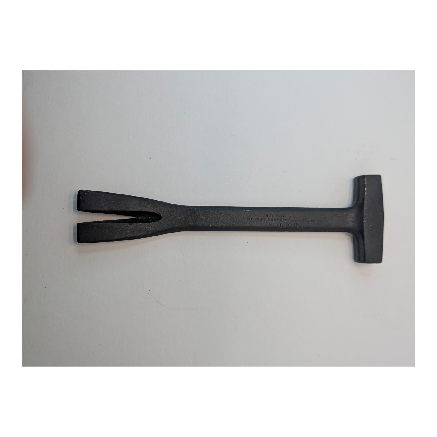Vintage Hart Voxtox Crate Tool Pry Bar Hammer, Forged Steel USA Industrial