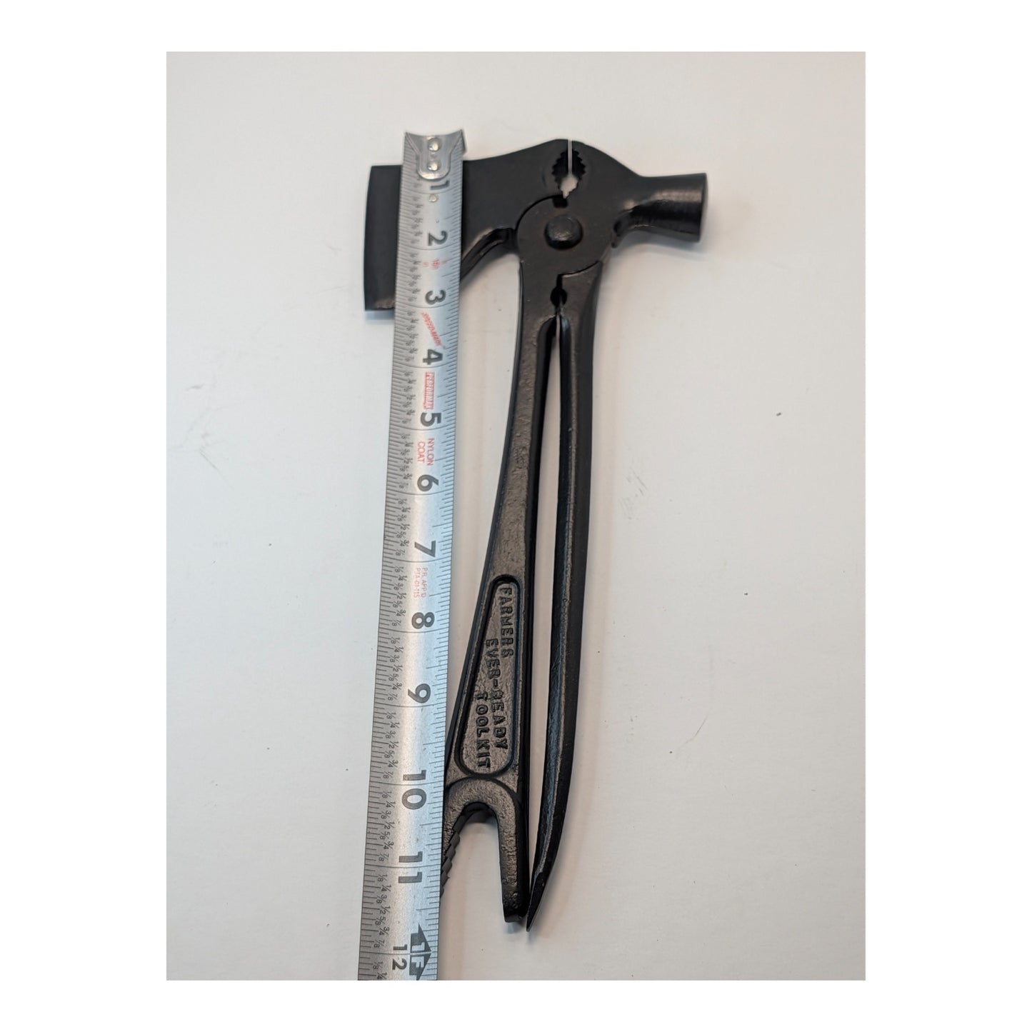 Vintage Farmer's Ever-Ready Tool Kit Hatchet Pliers Drop Forged Steel USA