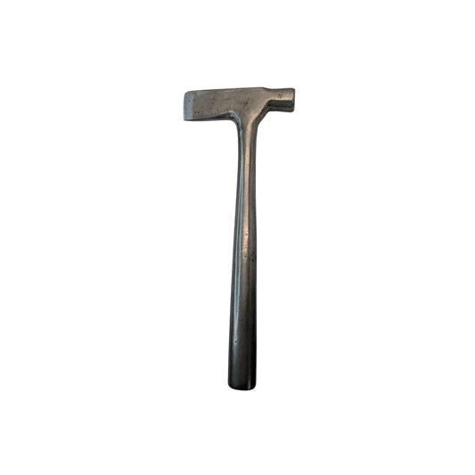 Vintage Industrial Cast Steel Tack Hammer, Brutalist Sculptural Object