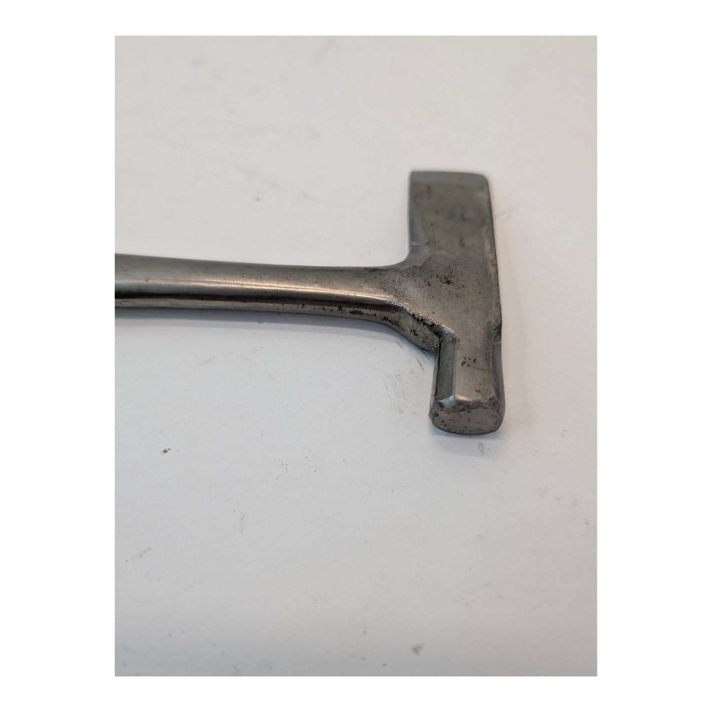 Vintage Industrial Cast Steel Tack Hammer, Brutalist Sculptural Object